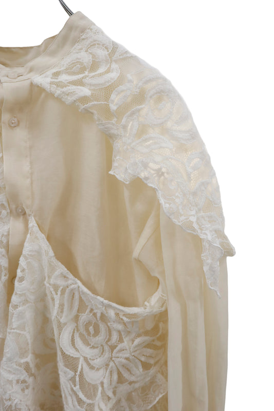 lace contemporary blouse /RM-［2602-098］