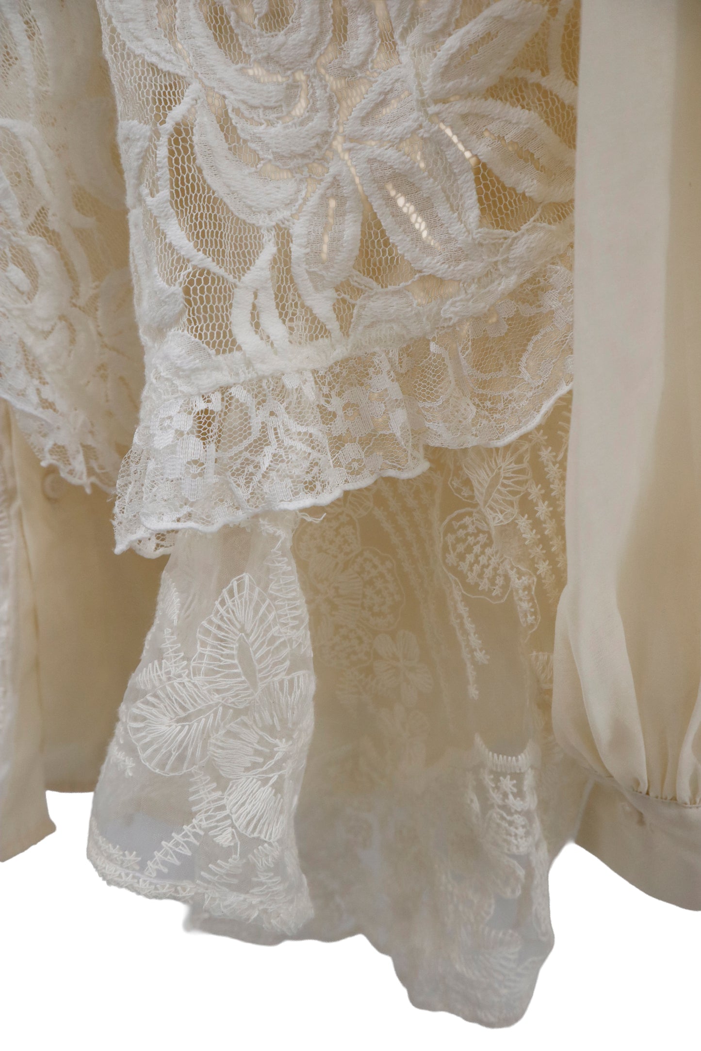 lace contemporary blouse /RM-［2602-098］