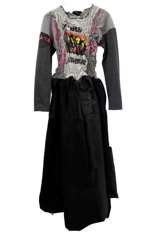 KUSHA KUSHA PLAN/cut saw dress /RM-［2602-102］