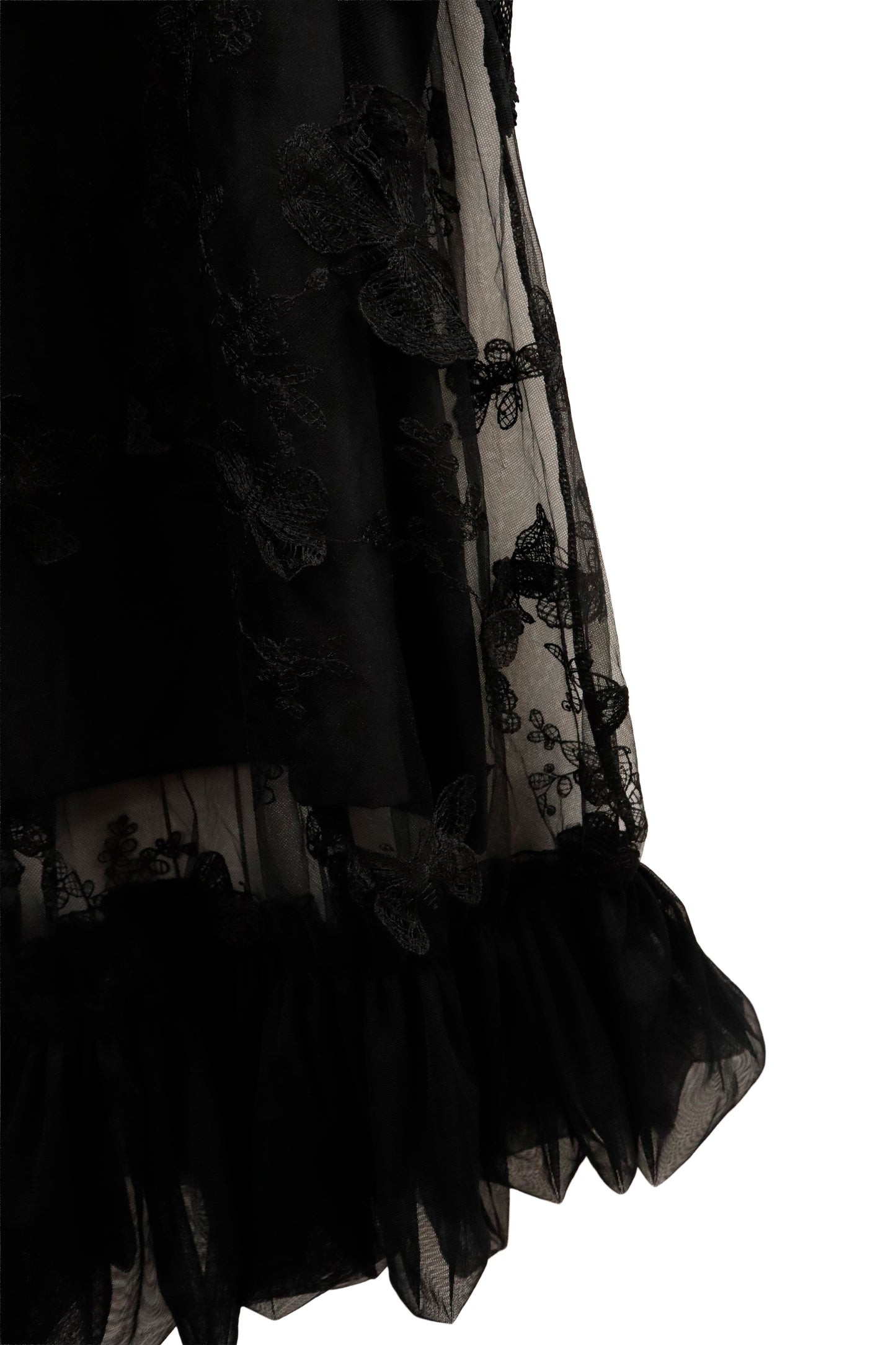mesh frill dress/RM-［2602-109］