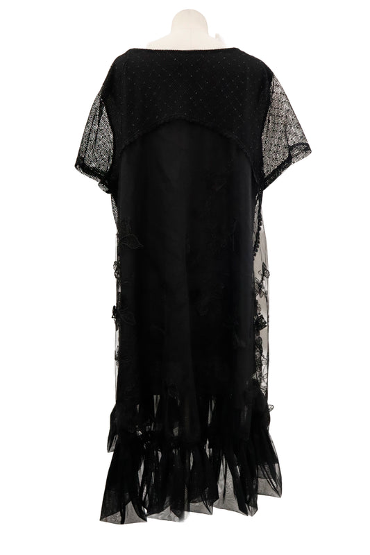 mesh frill dress/RM-［2602-109］