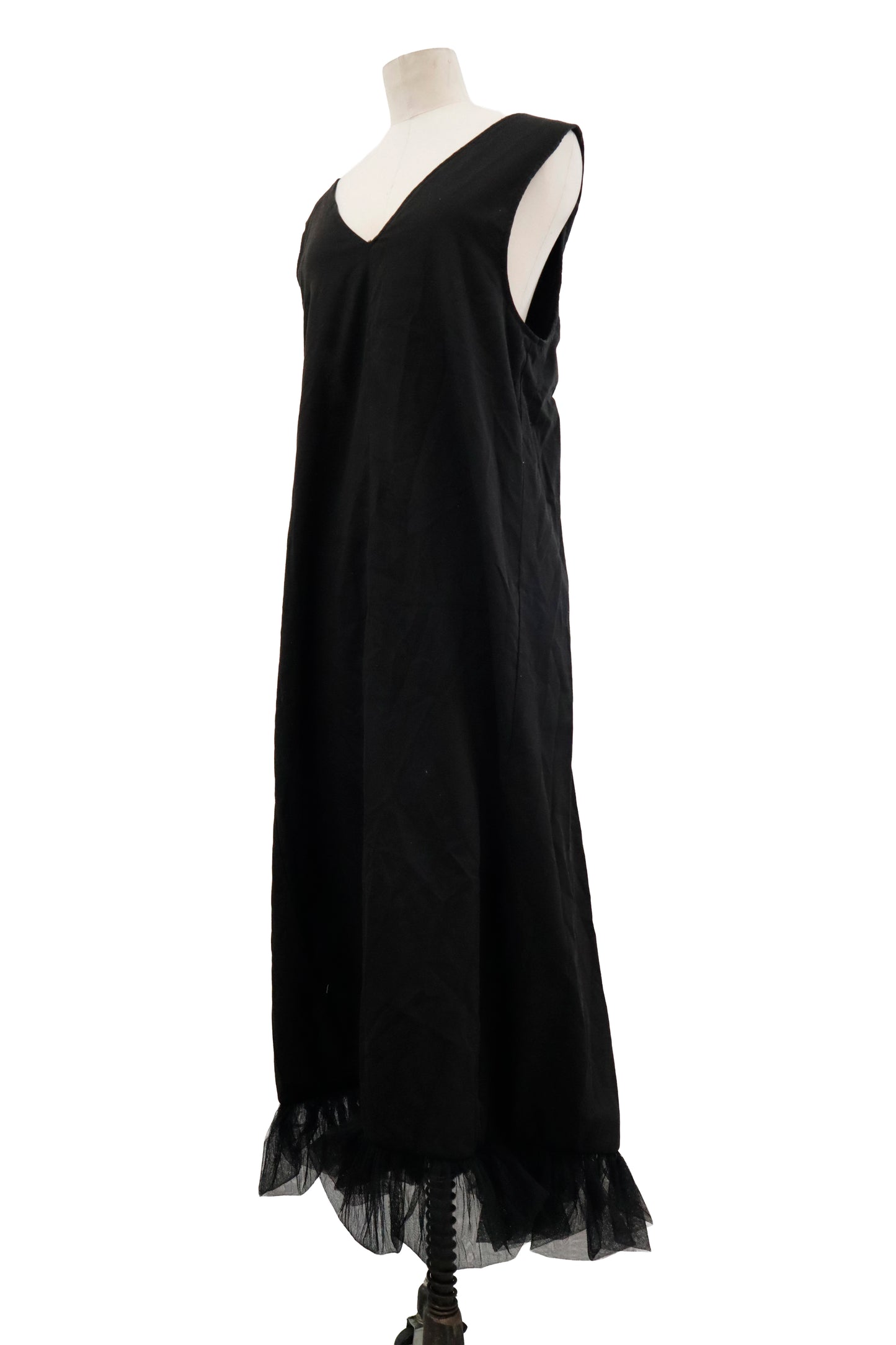 frill no sleeve dress/RM-［2602-111］