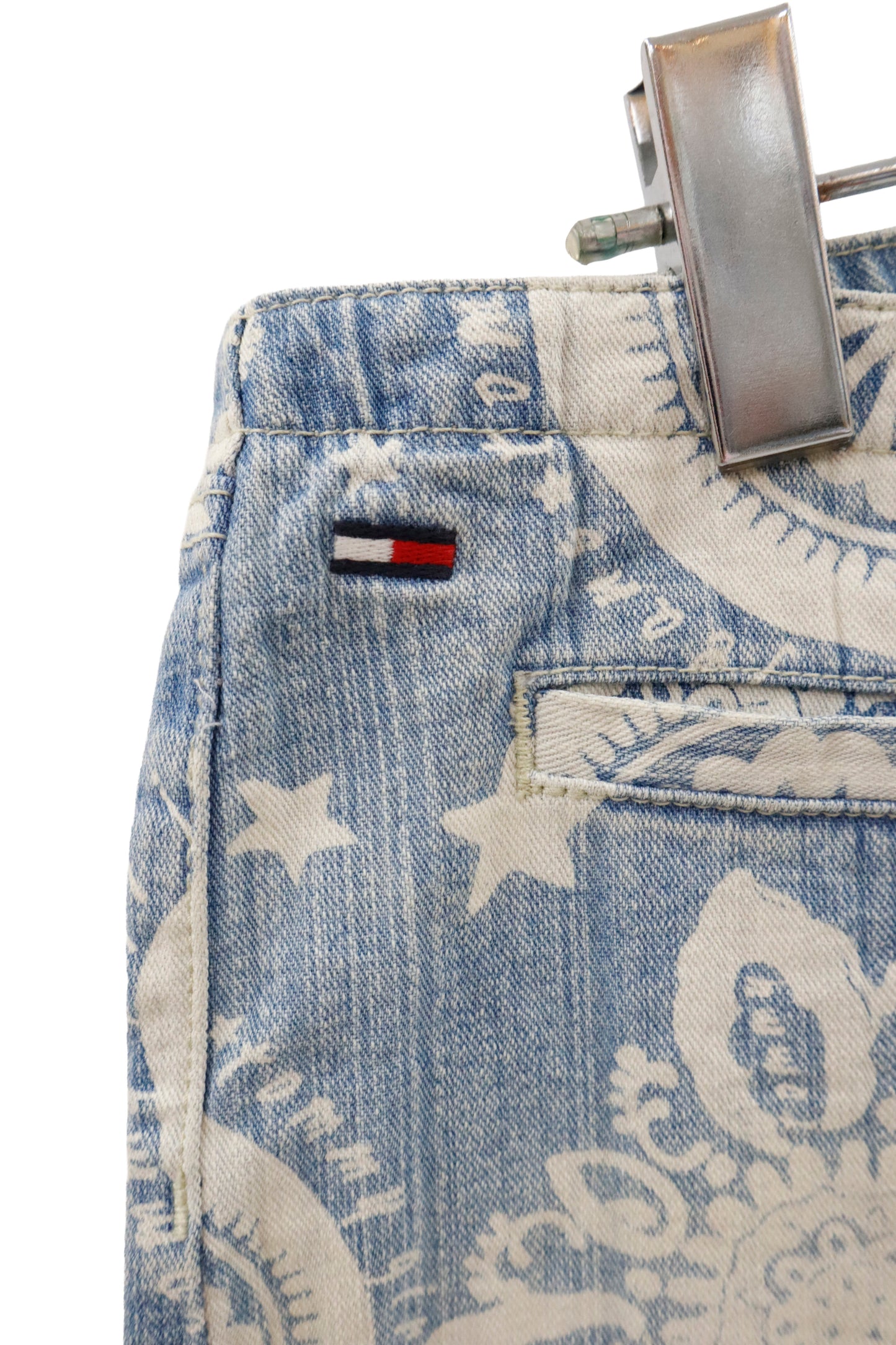 graphic denim pants/U-［2602-002］