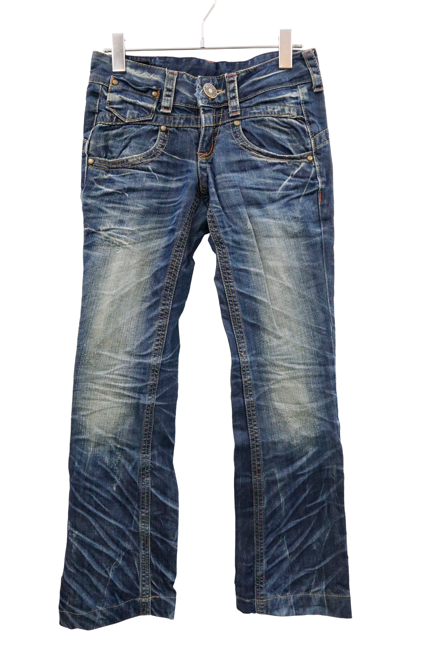 Y2K Flare denim pants/U-［2602-007］
