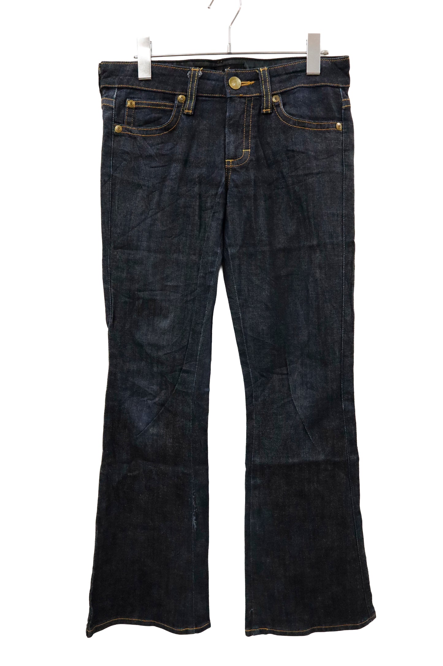 Flare denim pants/U-［2602-010］