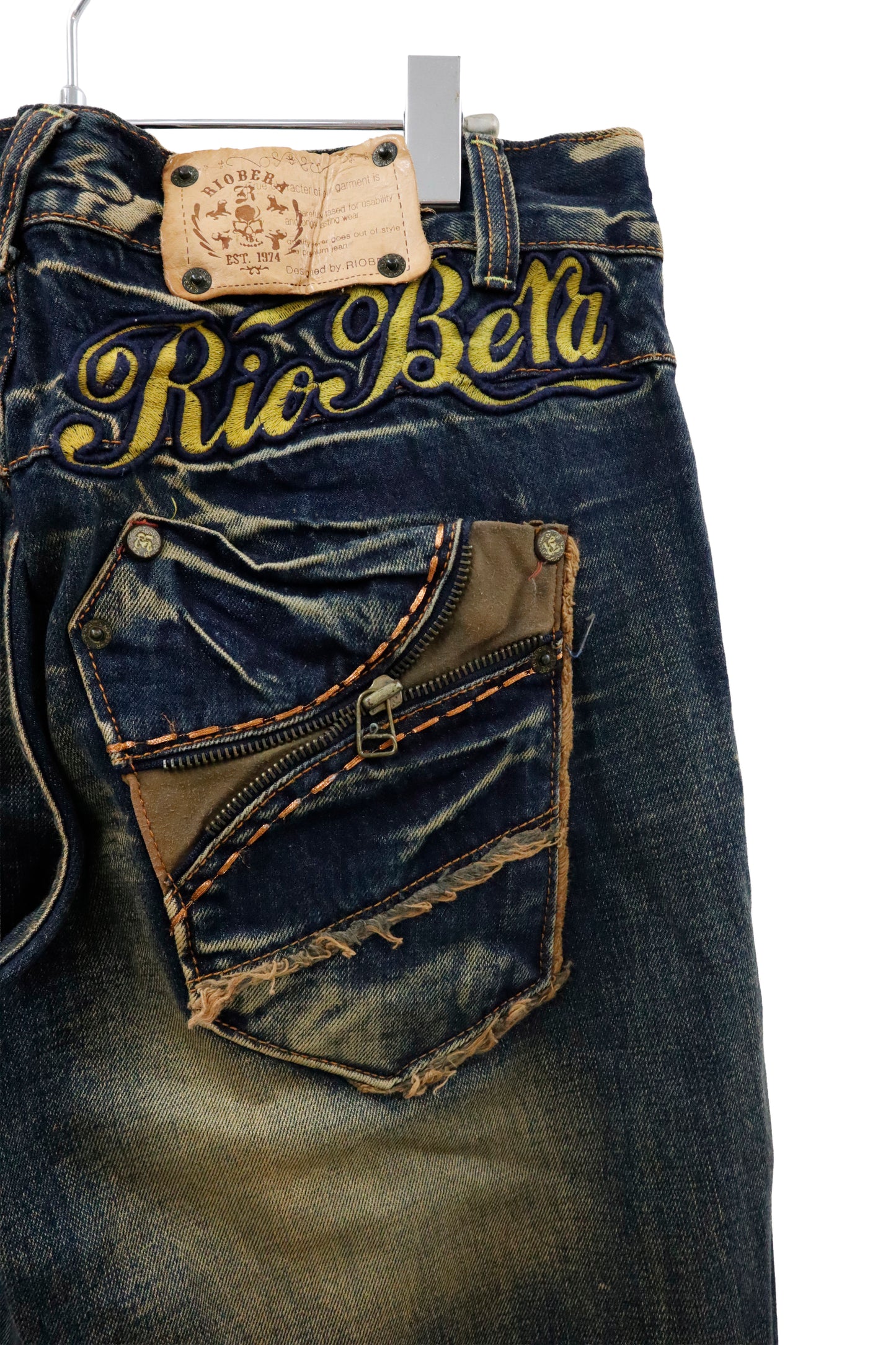 RIOBERA VINTAGE Y2K denim pants/U-［2602-013］