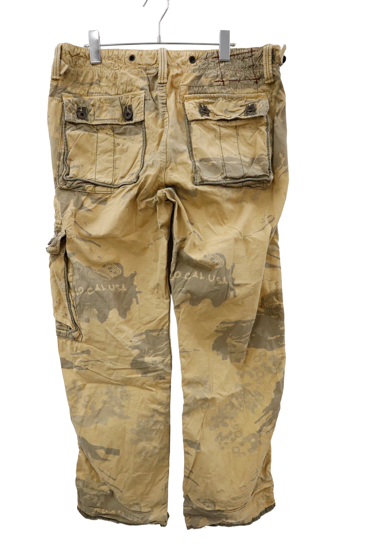 Y2K camouflage pattern pants/U-［2602-014］