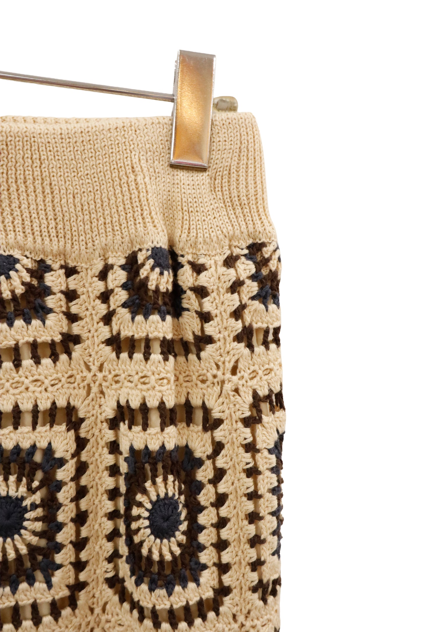 Crochet Panel Skirt/U-［2602-028］