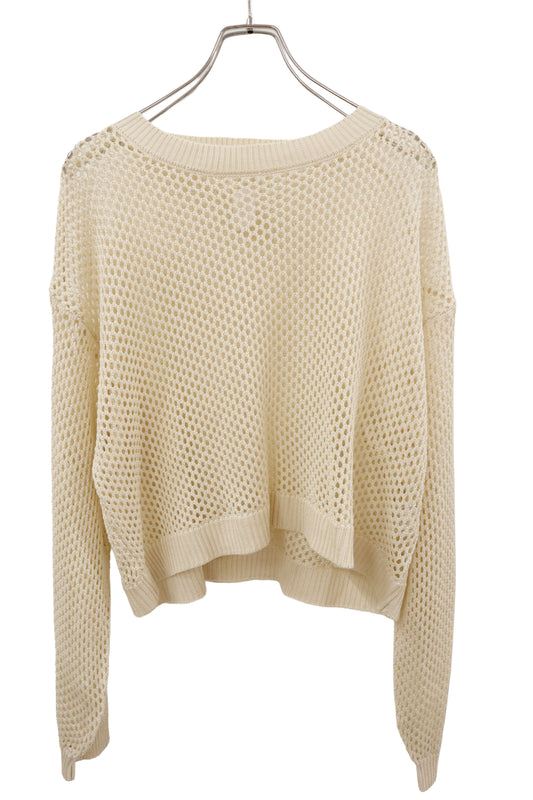 mesh knit topsU-［2602-030］