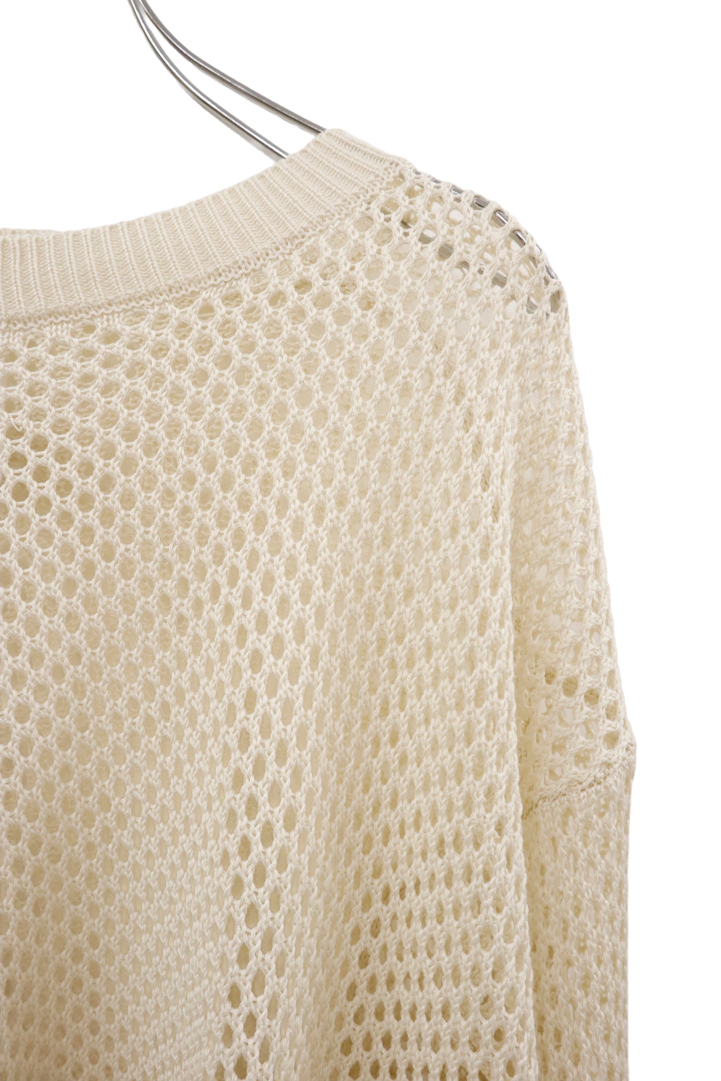 mesh knit topsU-［2602-030］