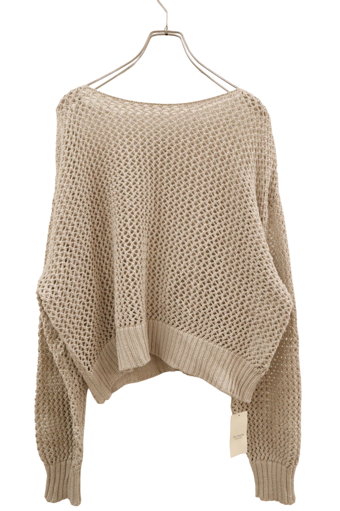 mesh knit tops/U-［2602-031］