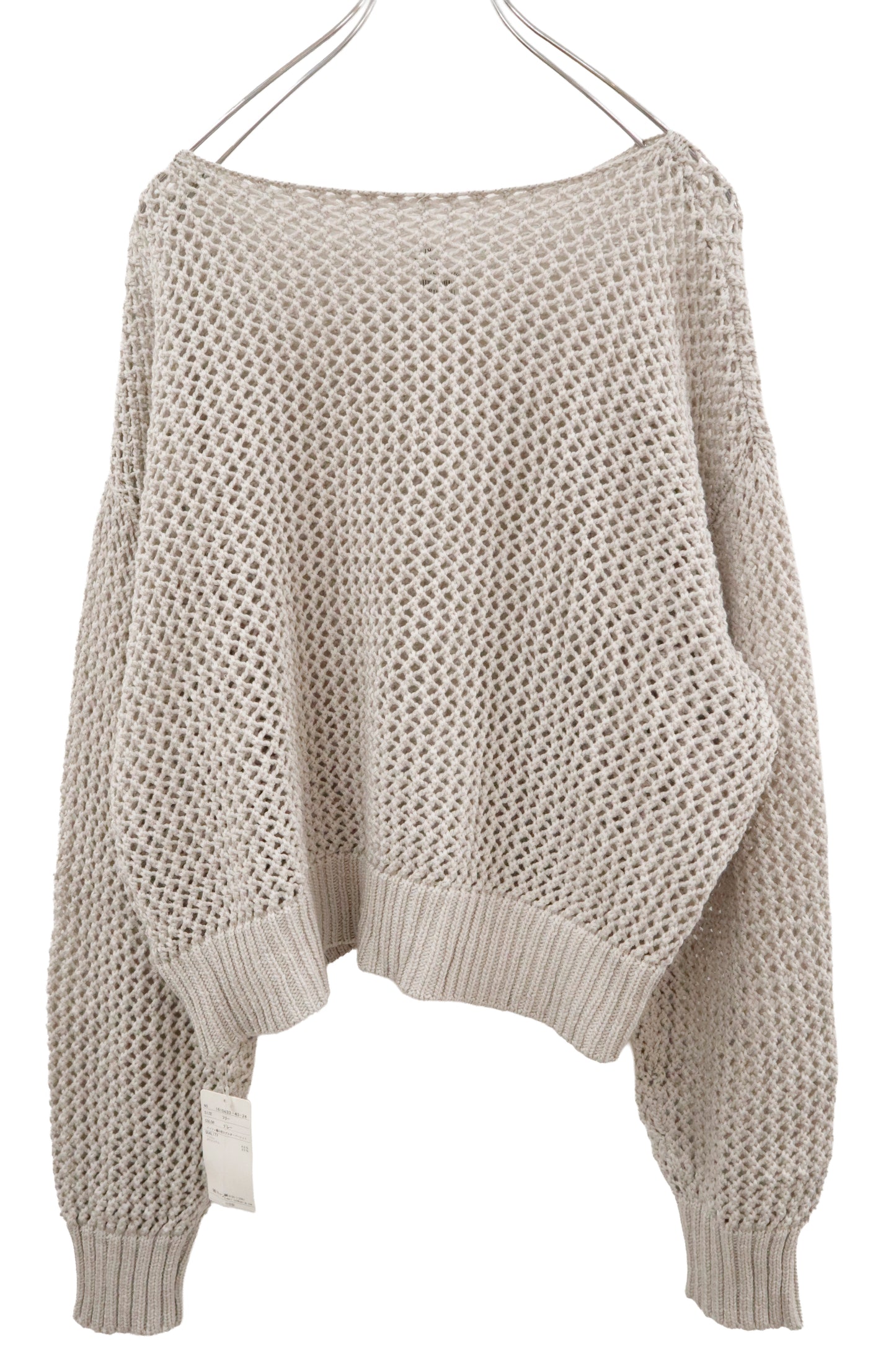 mesh knit tops/U-［2602-031］