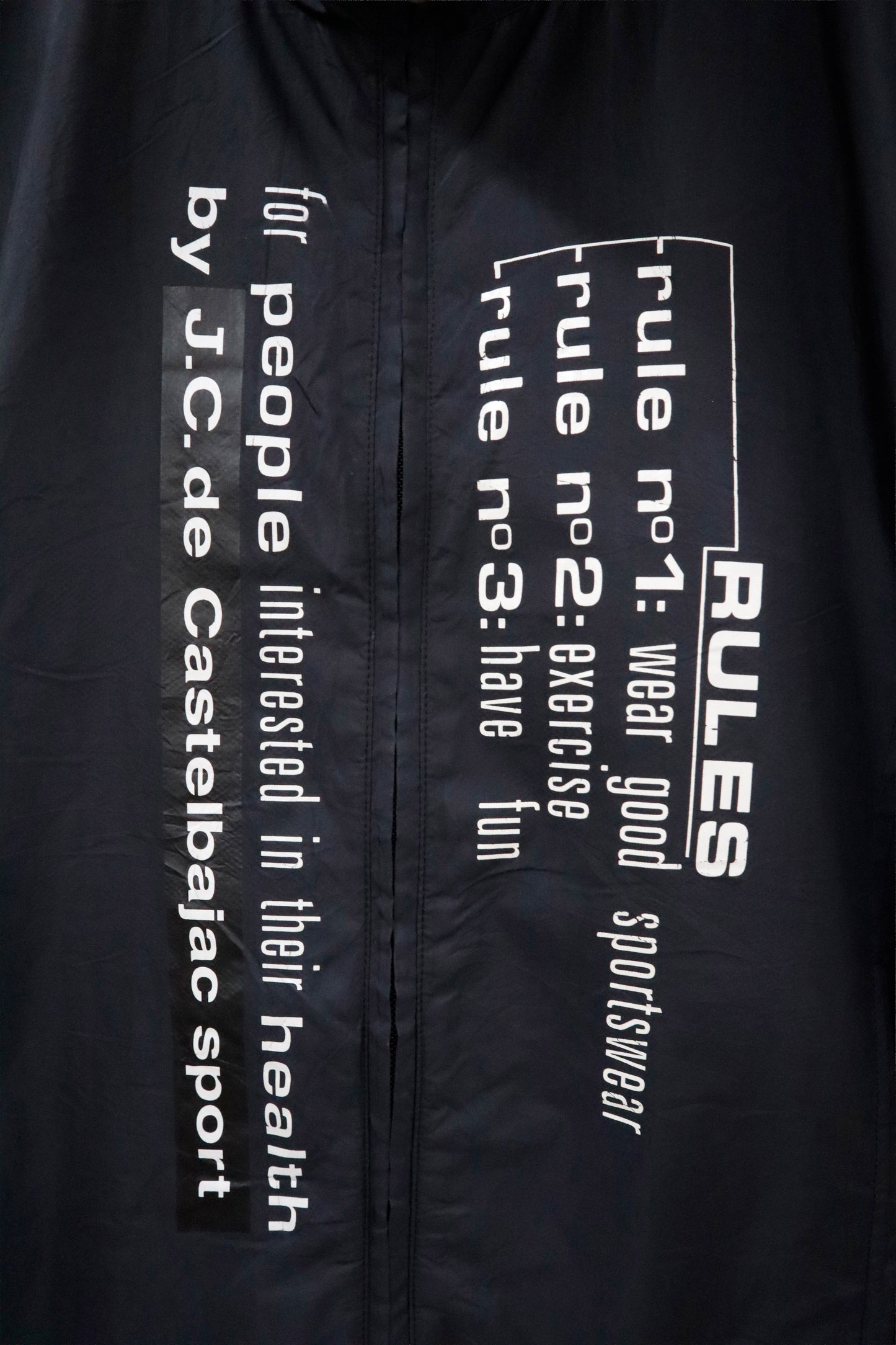 nylon graphic vest/U-［2602-033］