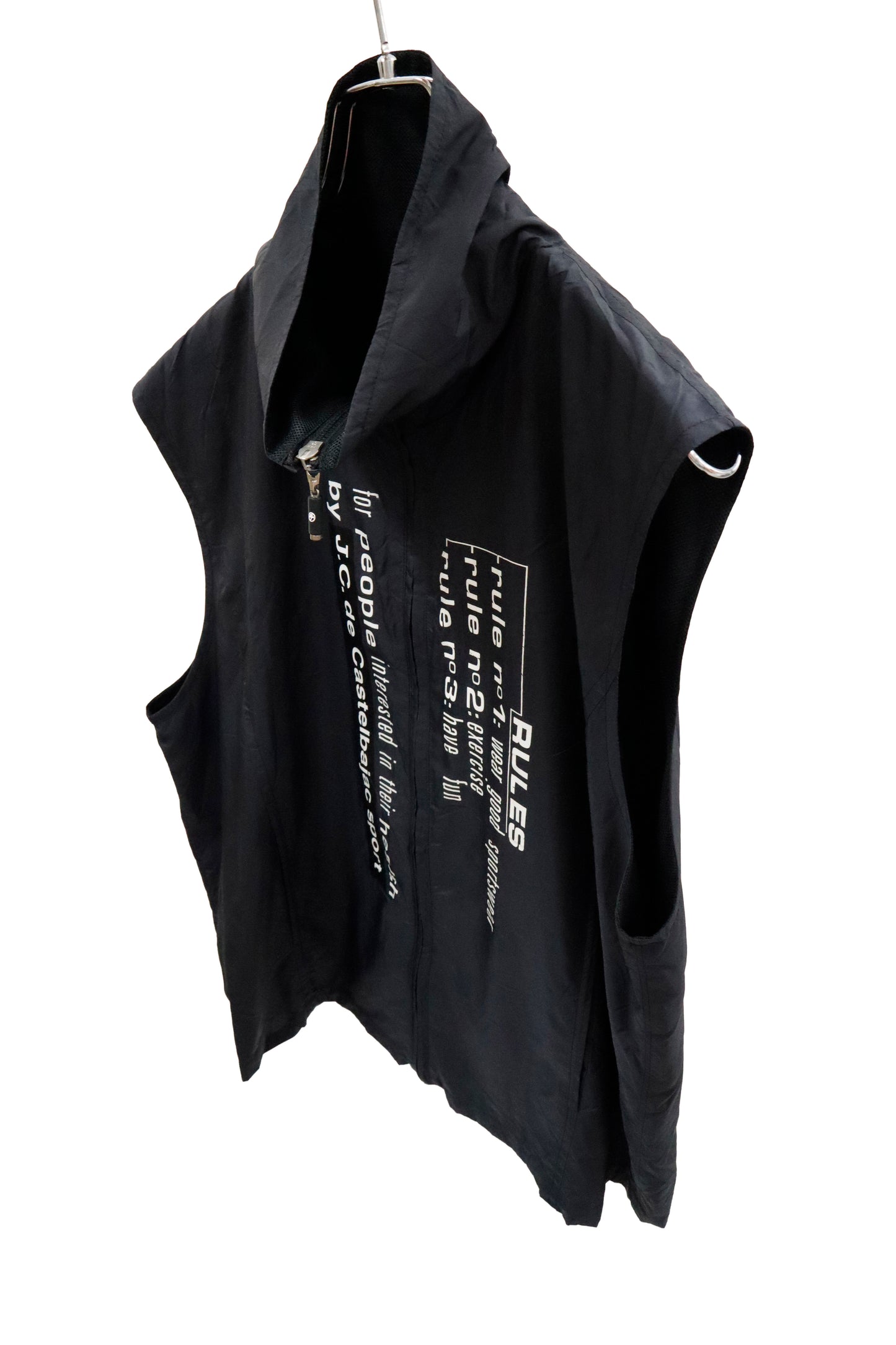 nylon graphic vest/U-［2602-033］
