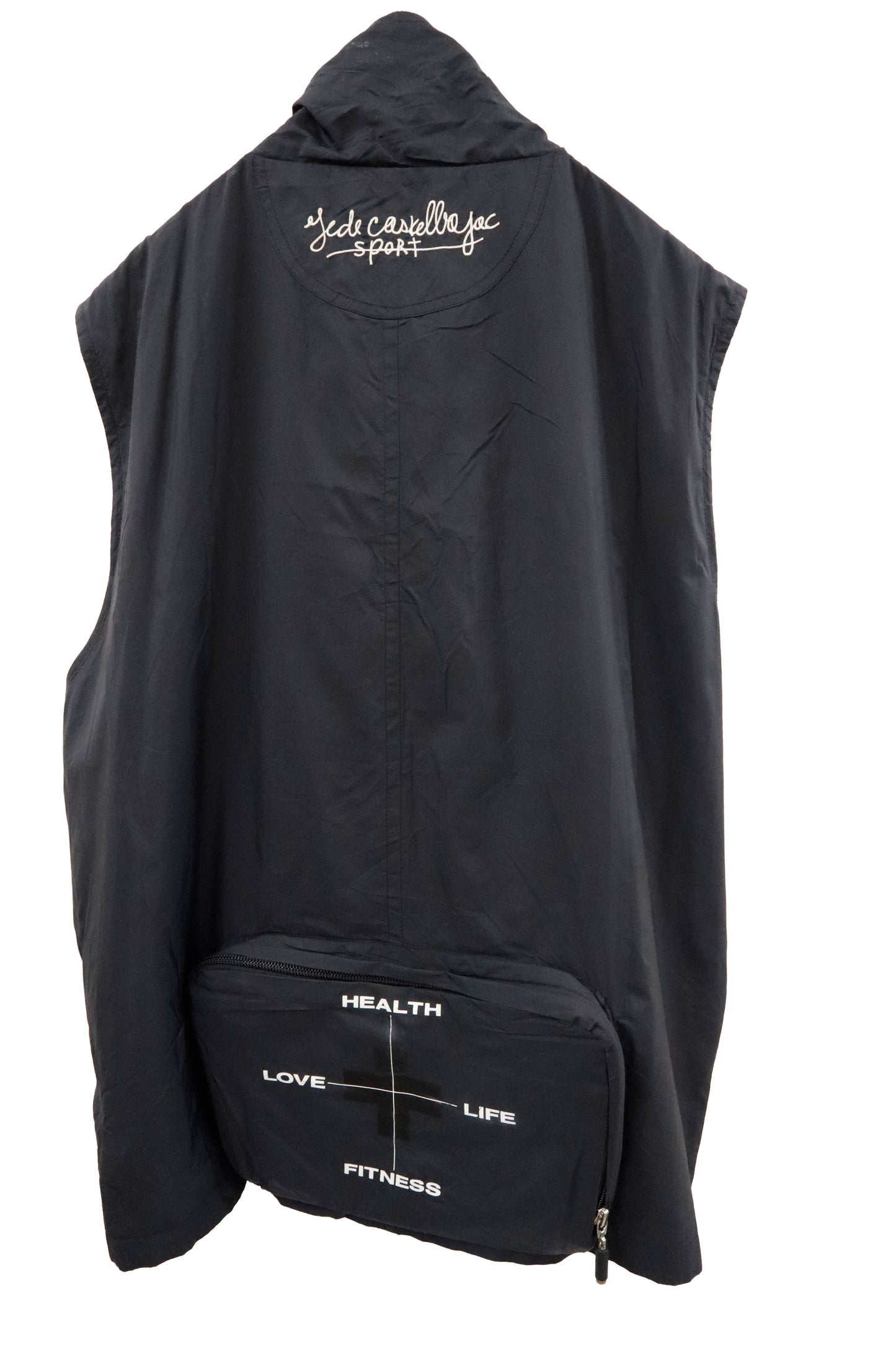 nylon graphic vest/U-［2602-033］