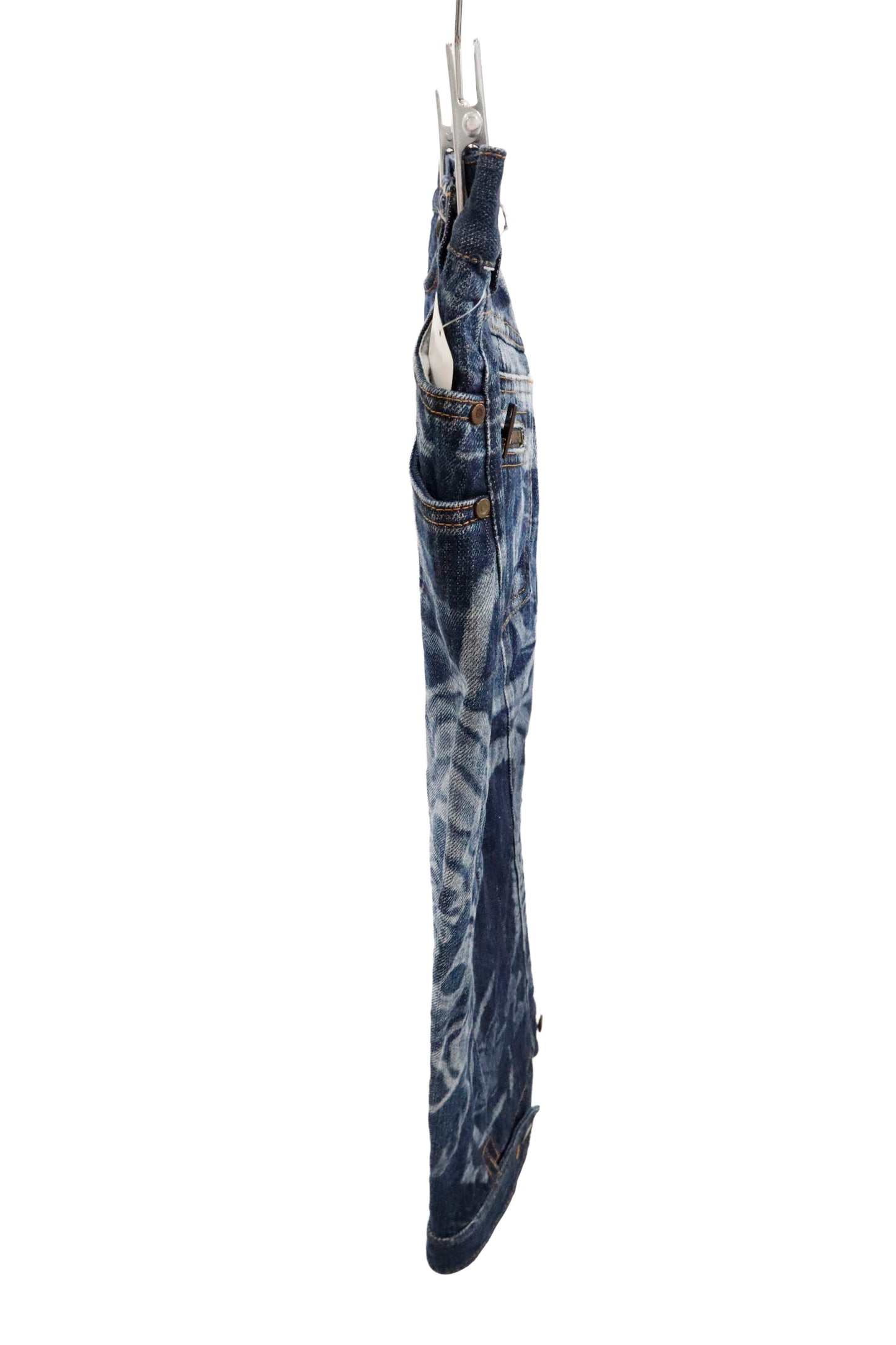 graphic denim skirt/U-［2602-035］