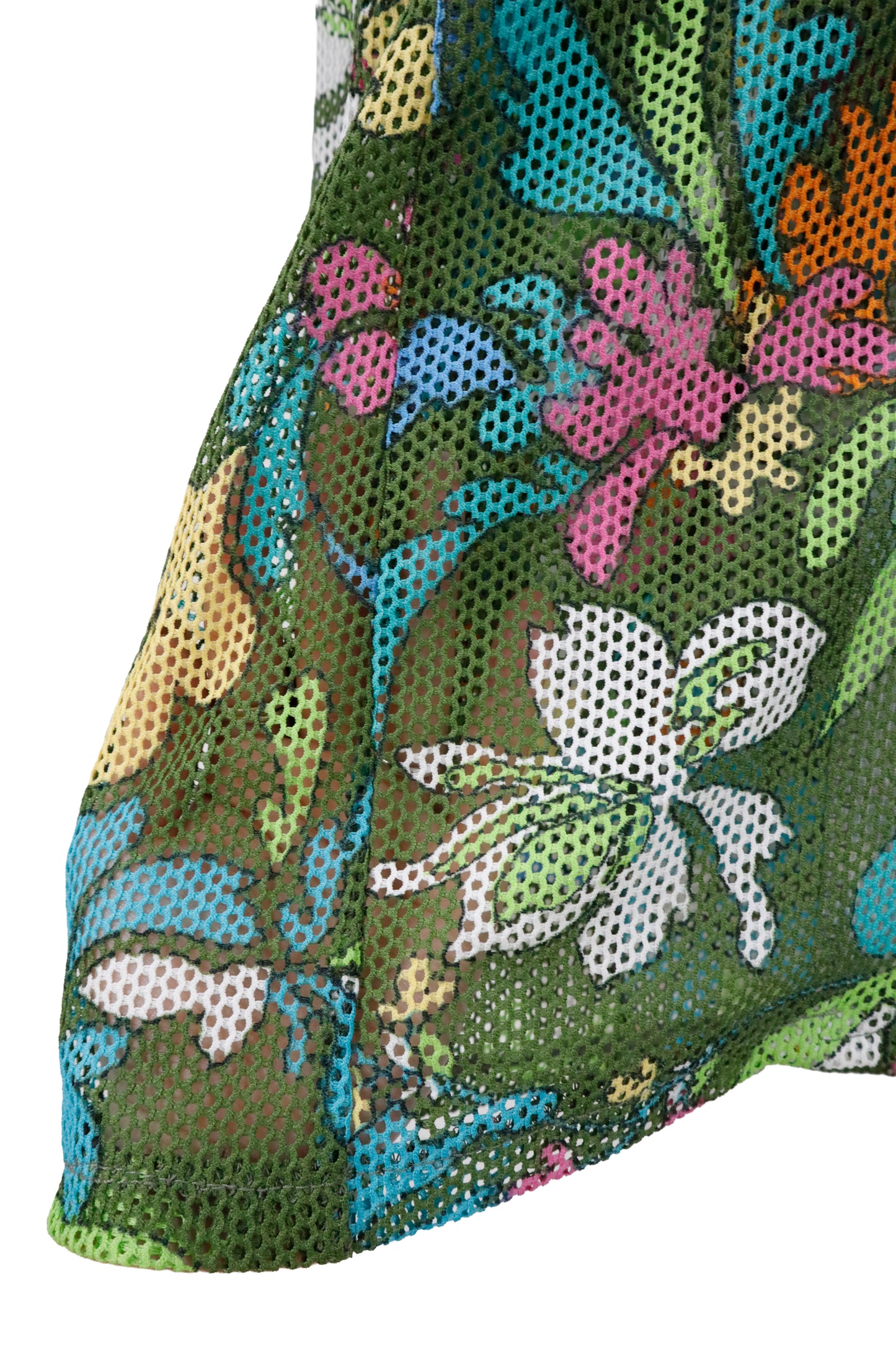 floral pattern shirt jacket/U-［2602-040］