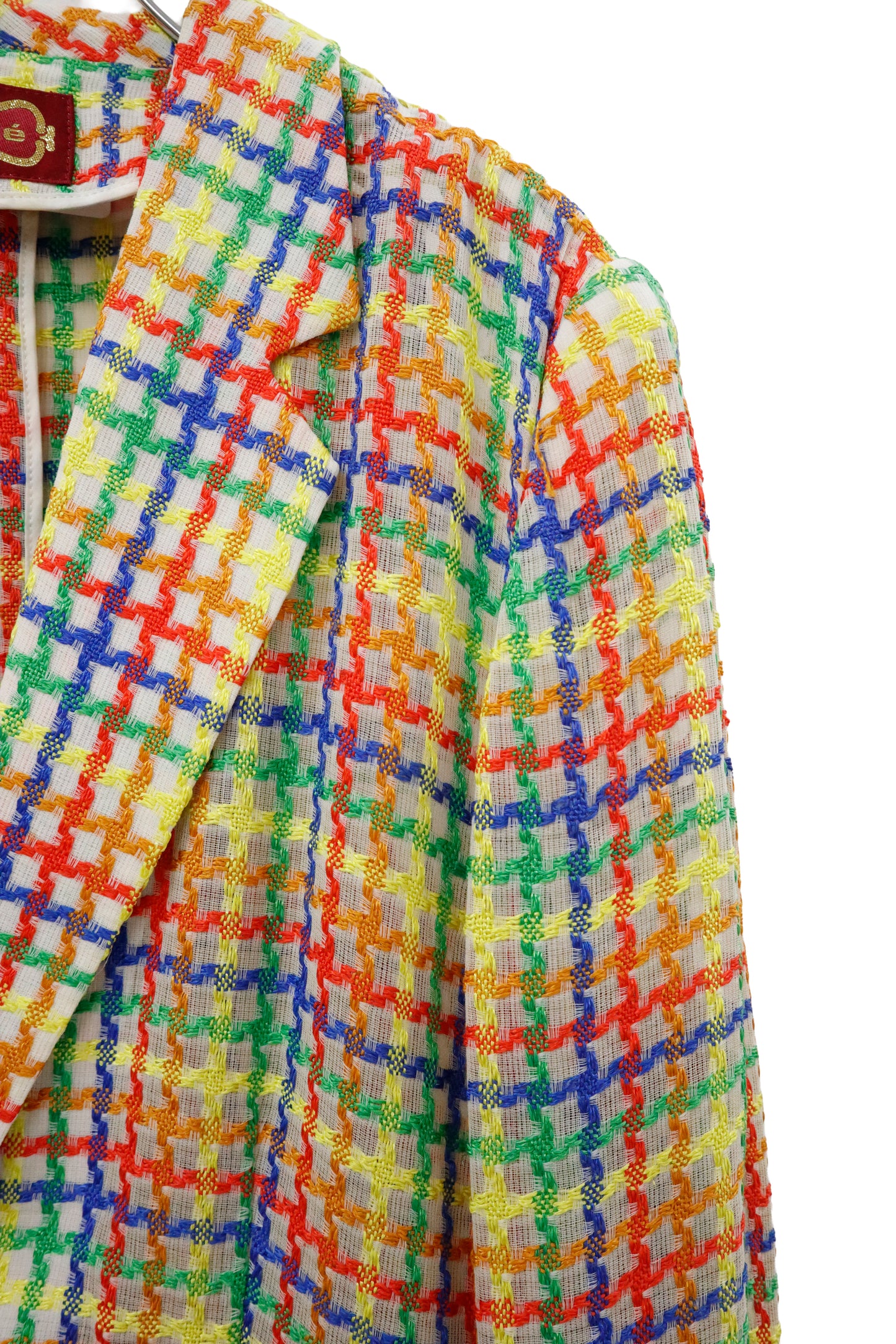 check tailored jacket/U-［2602-043］