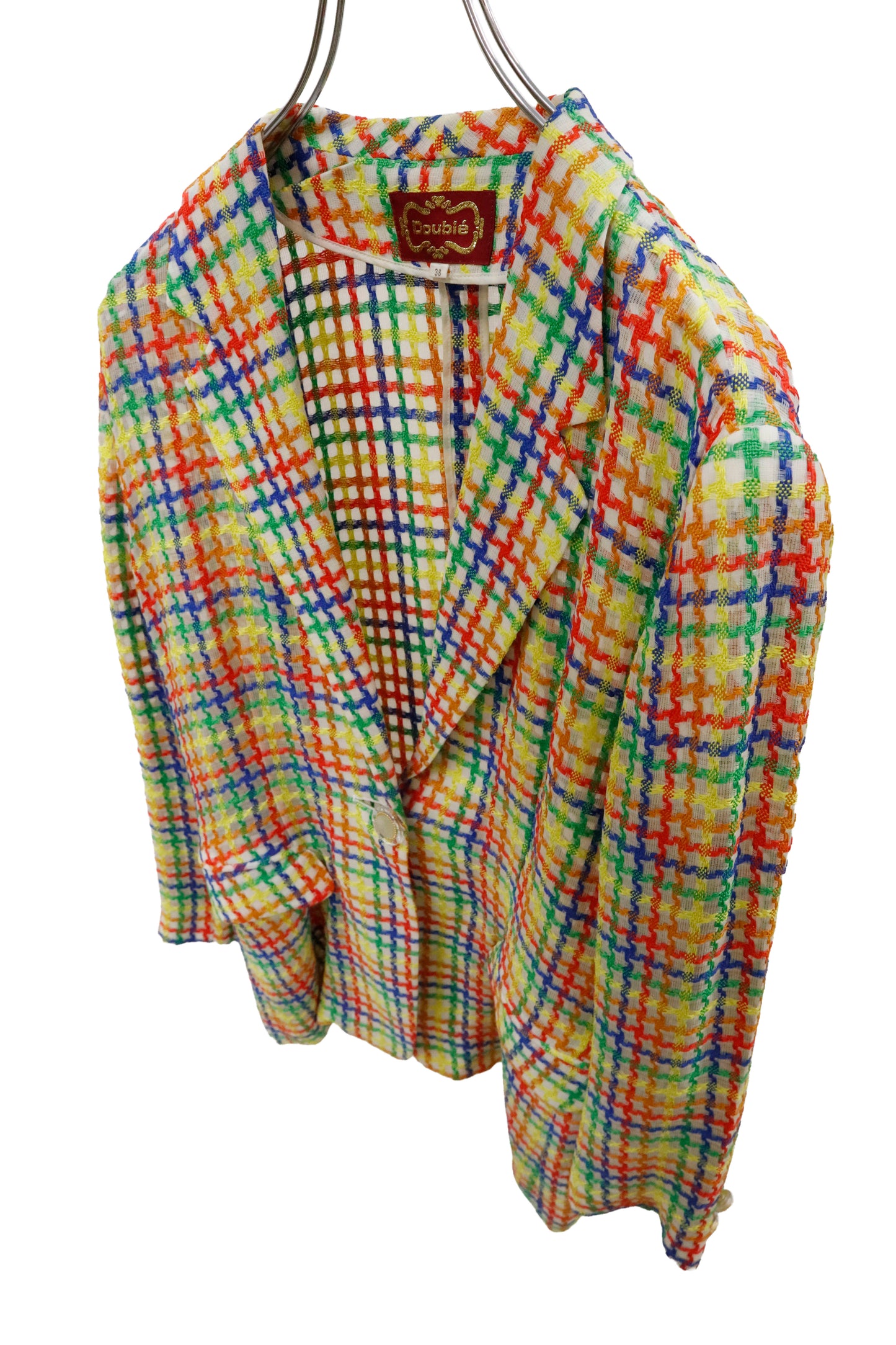 check tailored jacket/U-［2602-043］