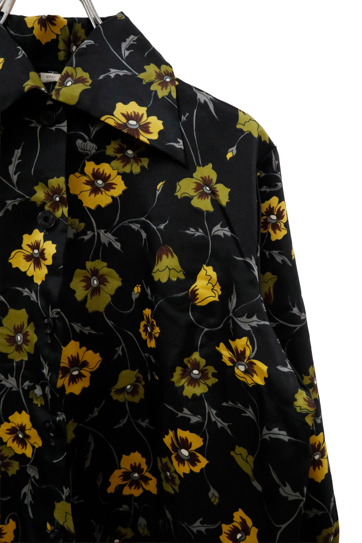 floral pattern shirt jacket/U-［2602-044］