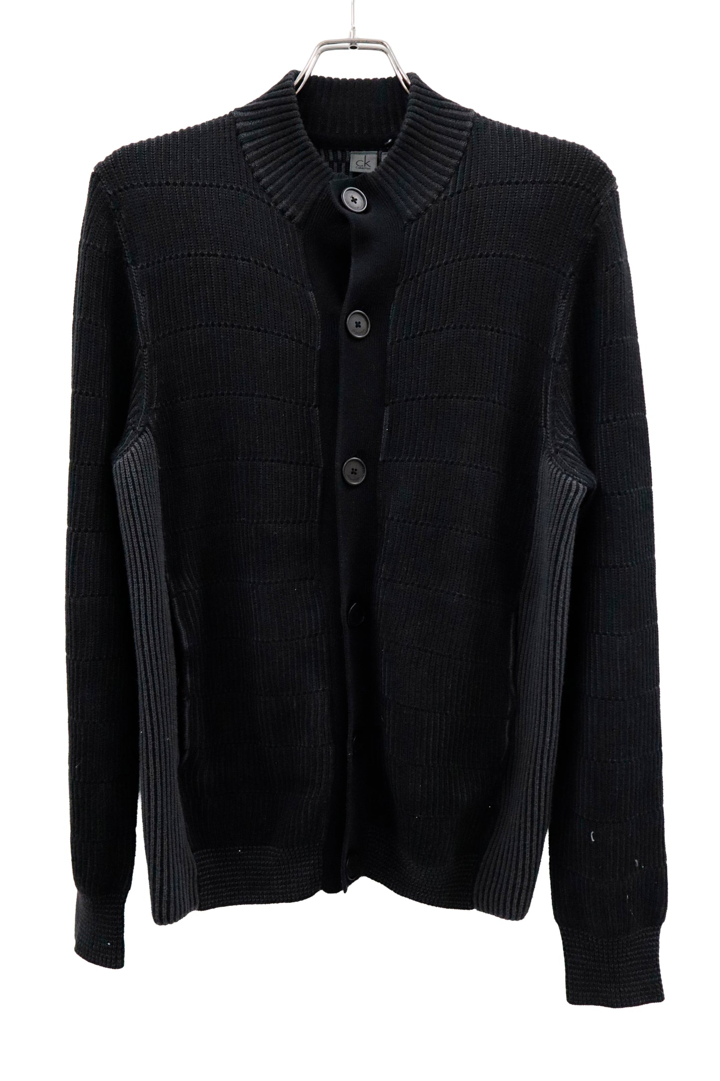 rib knit cardigan/U-［2603-001］
