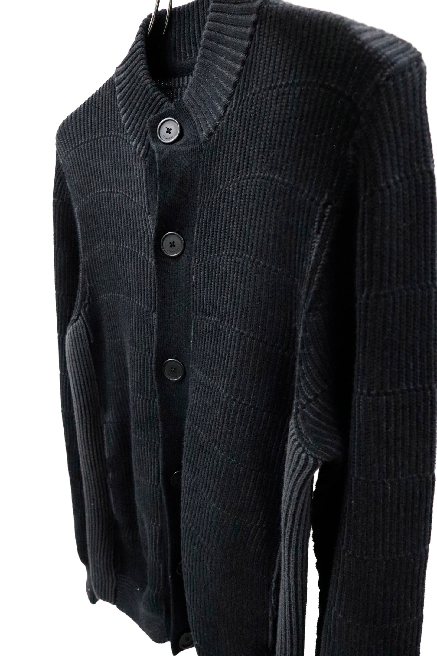 rib knit cardigan/U-［2603-001］