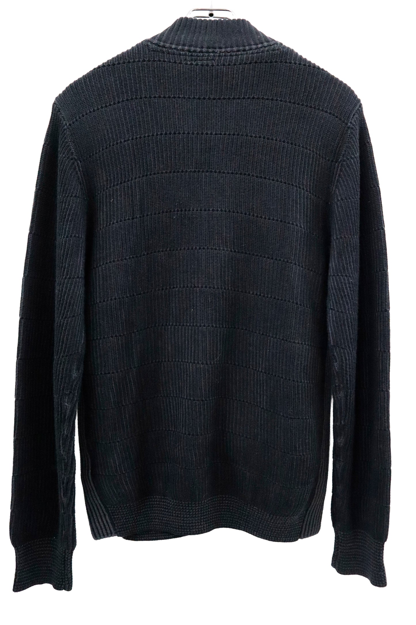 rib knit cardigan/U-［2603-001］