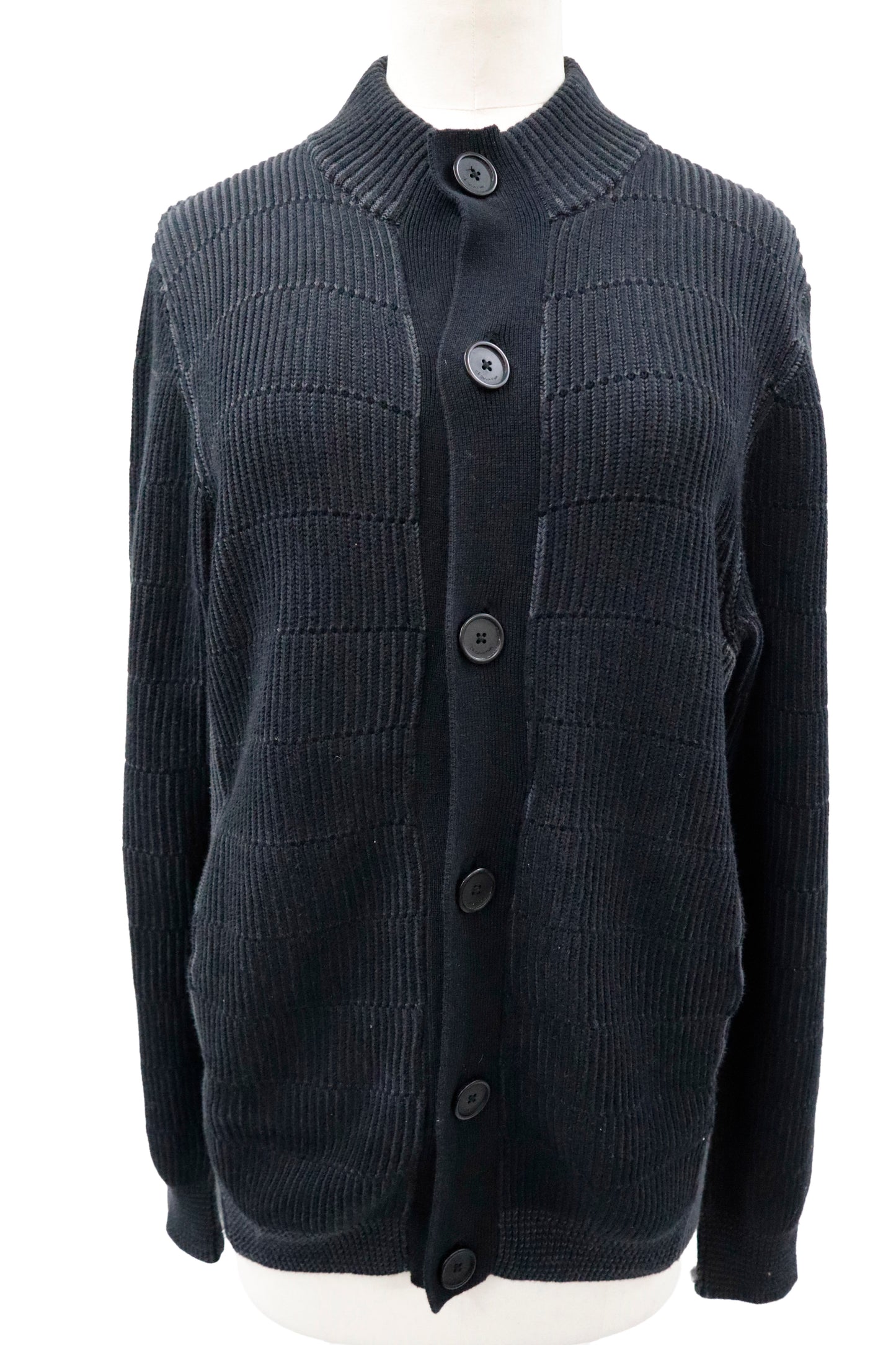 rib knit cardigan/U-［2603-001］