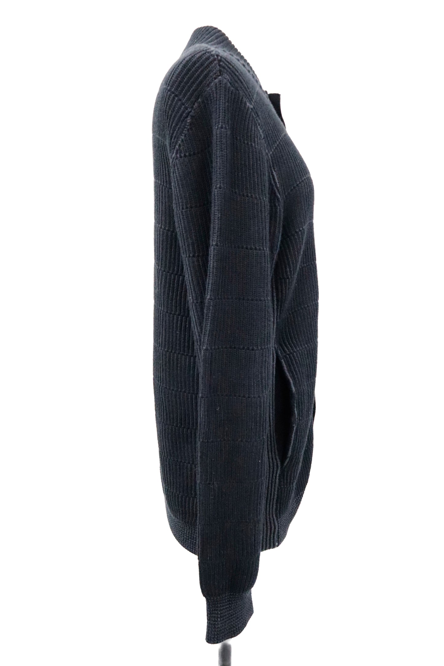 rib knit cardigan/U-［2603-001］