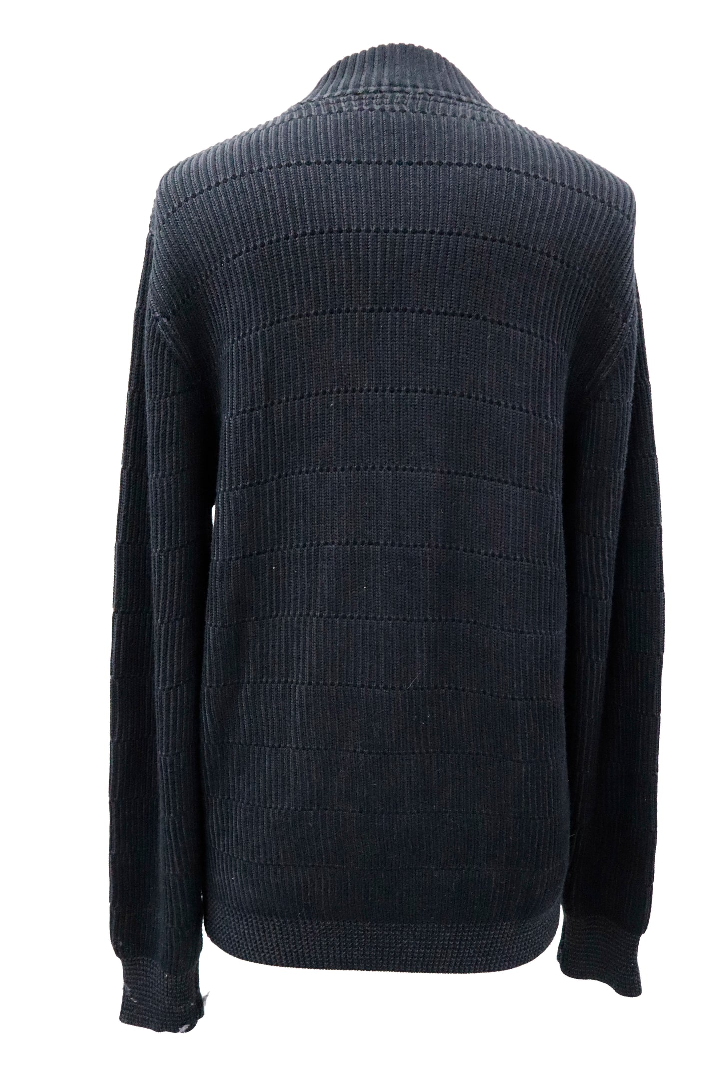 rib knit cardigan/U-［2603-001］