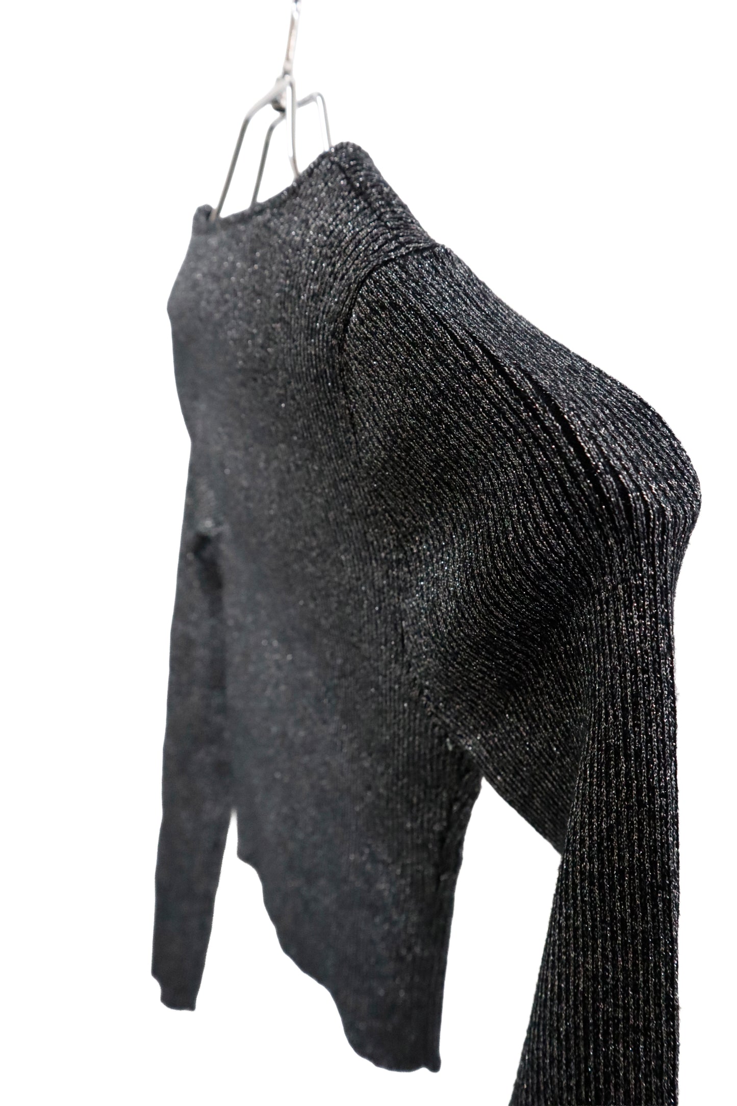 rib knit short tops/U-［2603-003］