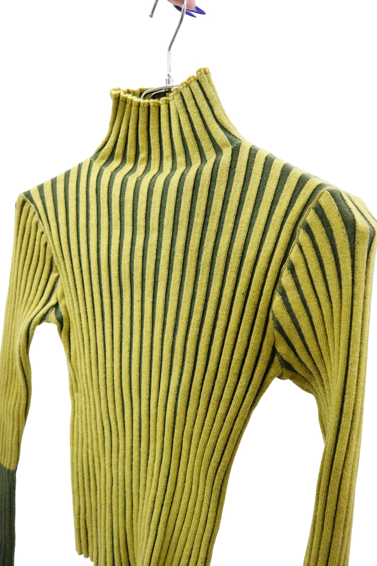 rib knit tops/U-［2603-006］