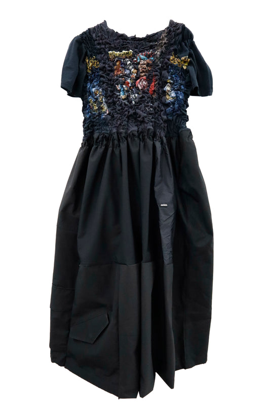 KUSHA KUSHA PLAN/cut saw dress /RM-［2604-001］
