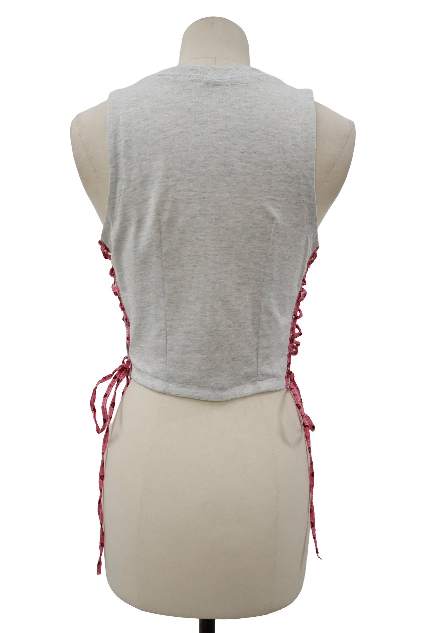 Y2K lace up tops/RM-［2604-015］
