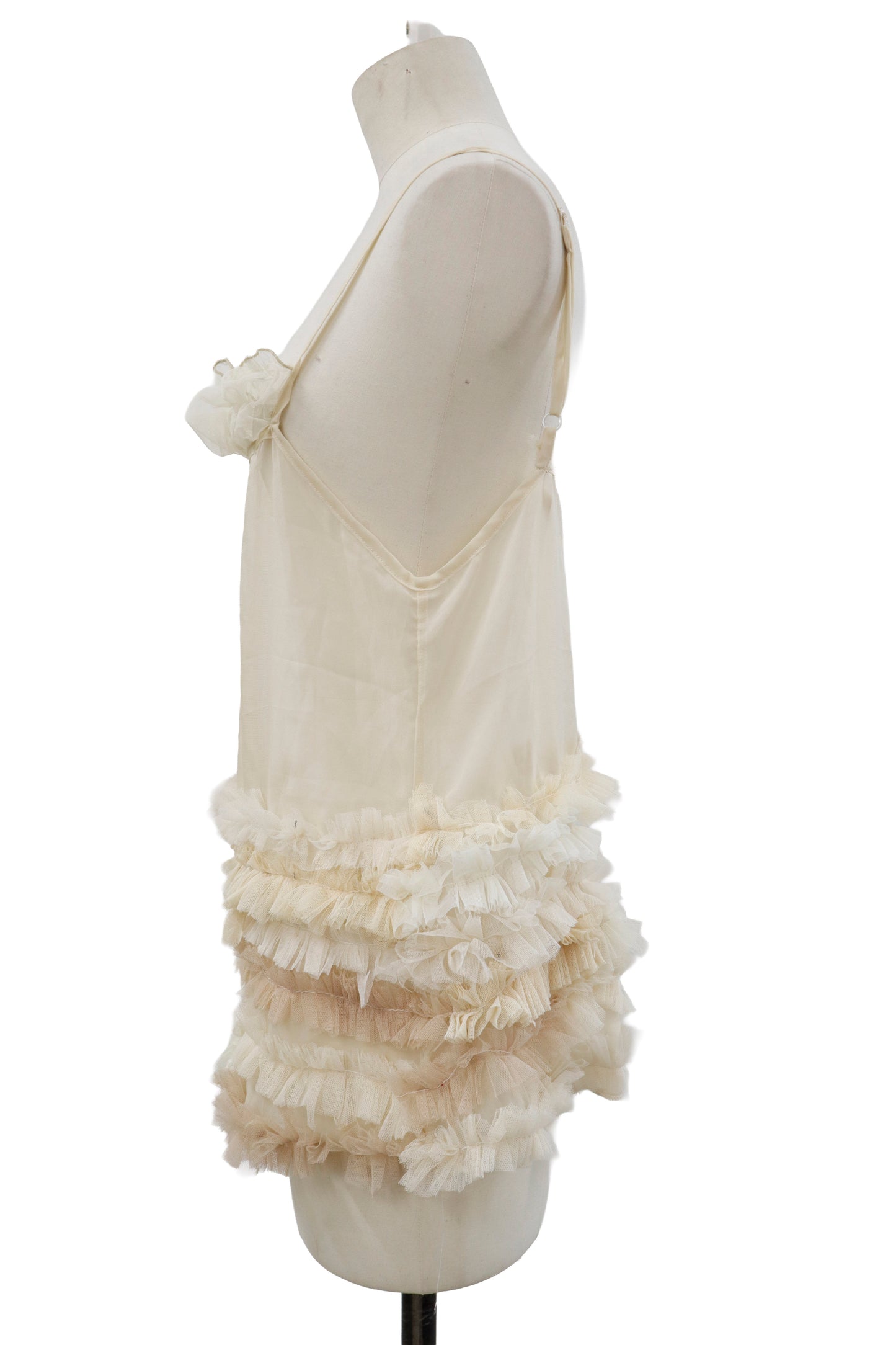 ruffle sheer tops/RM-［2604-029］