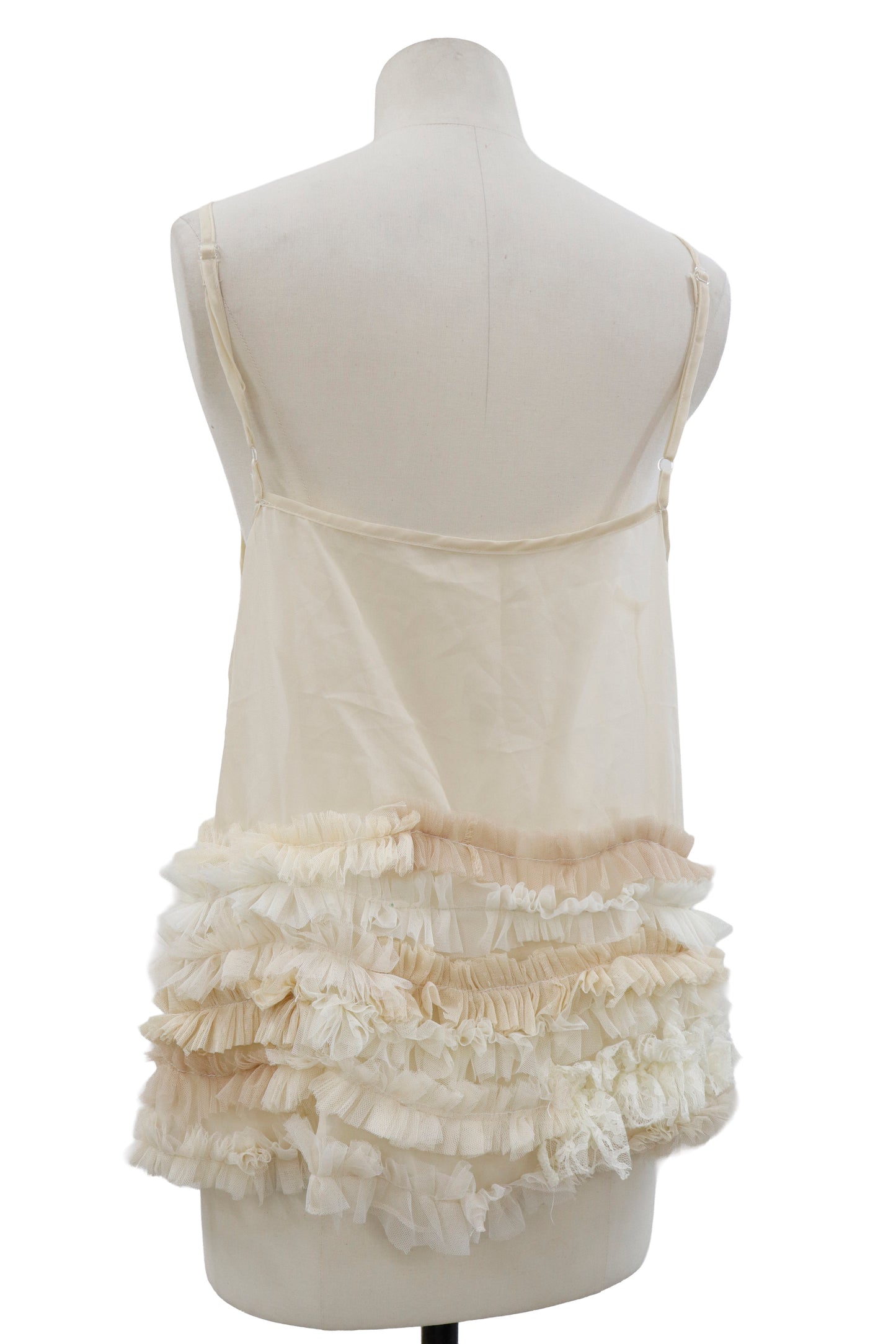 ruffle sheer tops/RM-［2604-029］