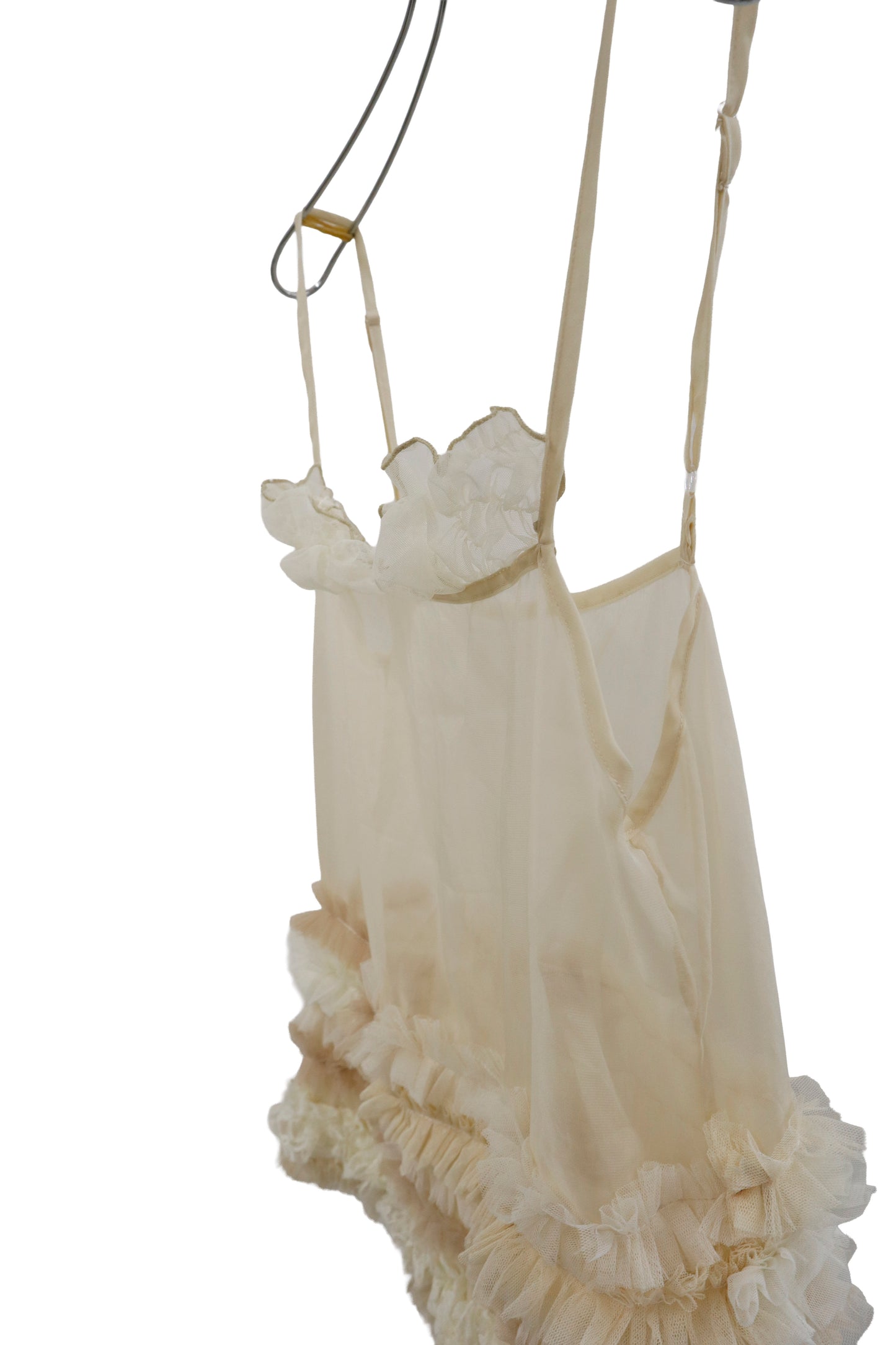 ruffle sheer tops/RM-［2604-029］