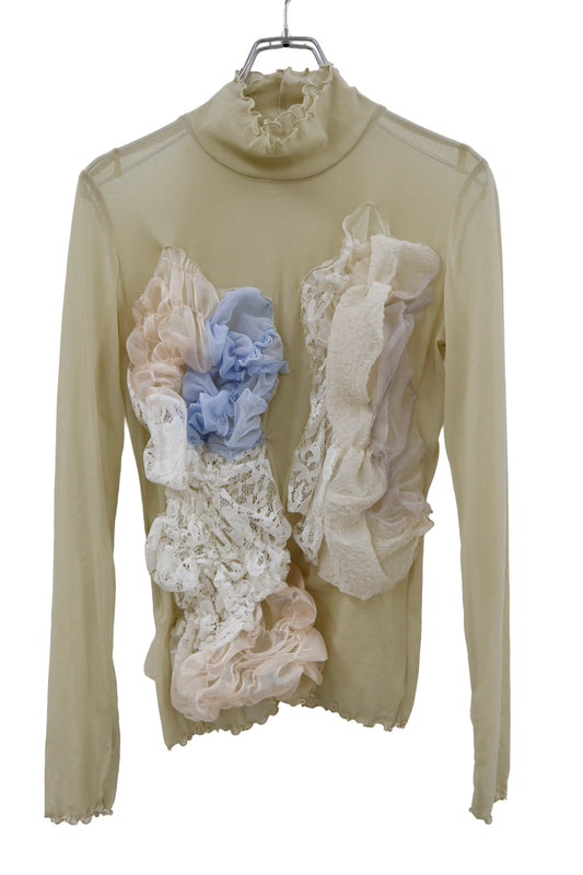 motif sheer tops/RM-［2604-030］