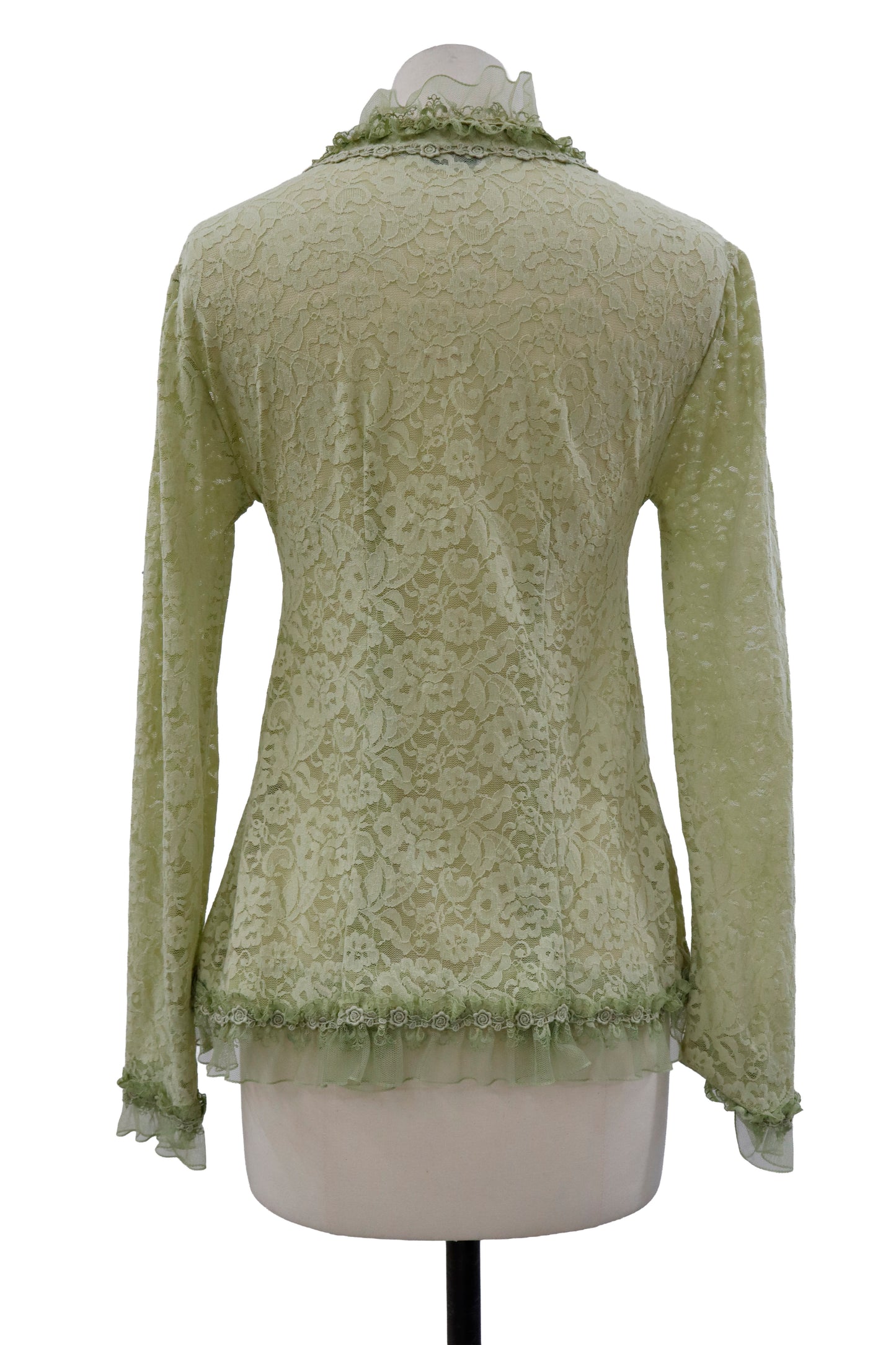 mesh lace cardigan/RM-［2604-034］