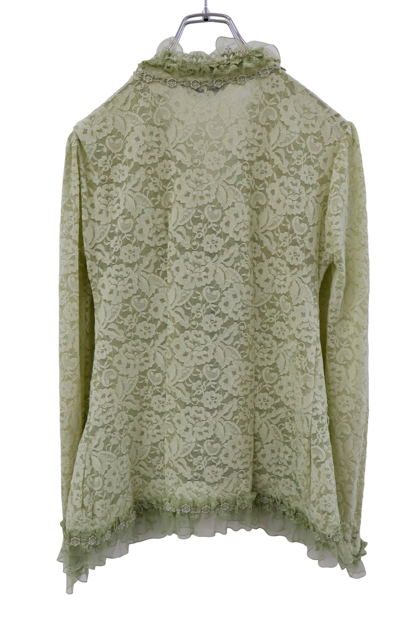 mesh lace cardigan/RM-［2604-034］
