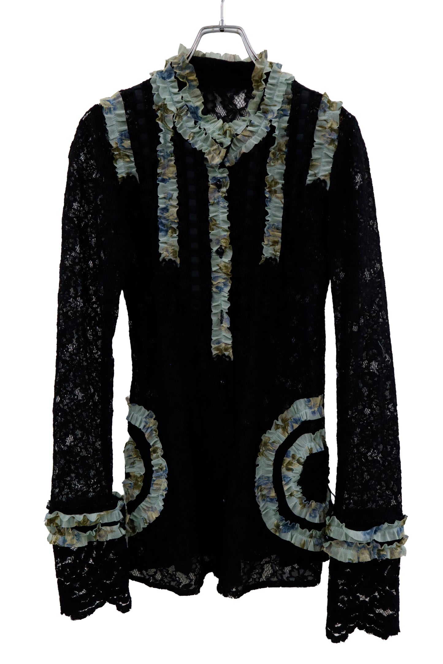 frill lace shirt/RM-［2604-035］