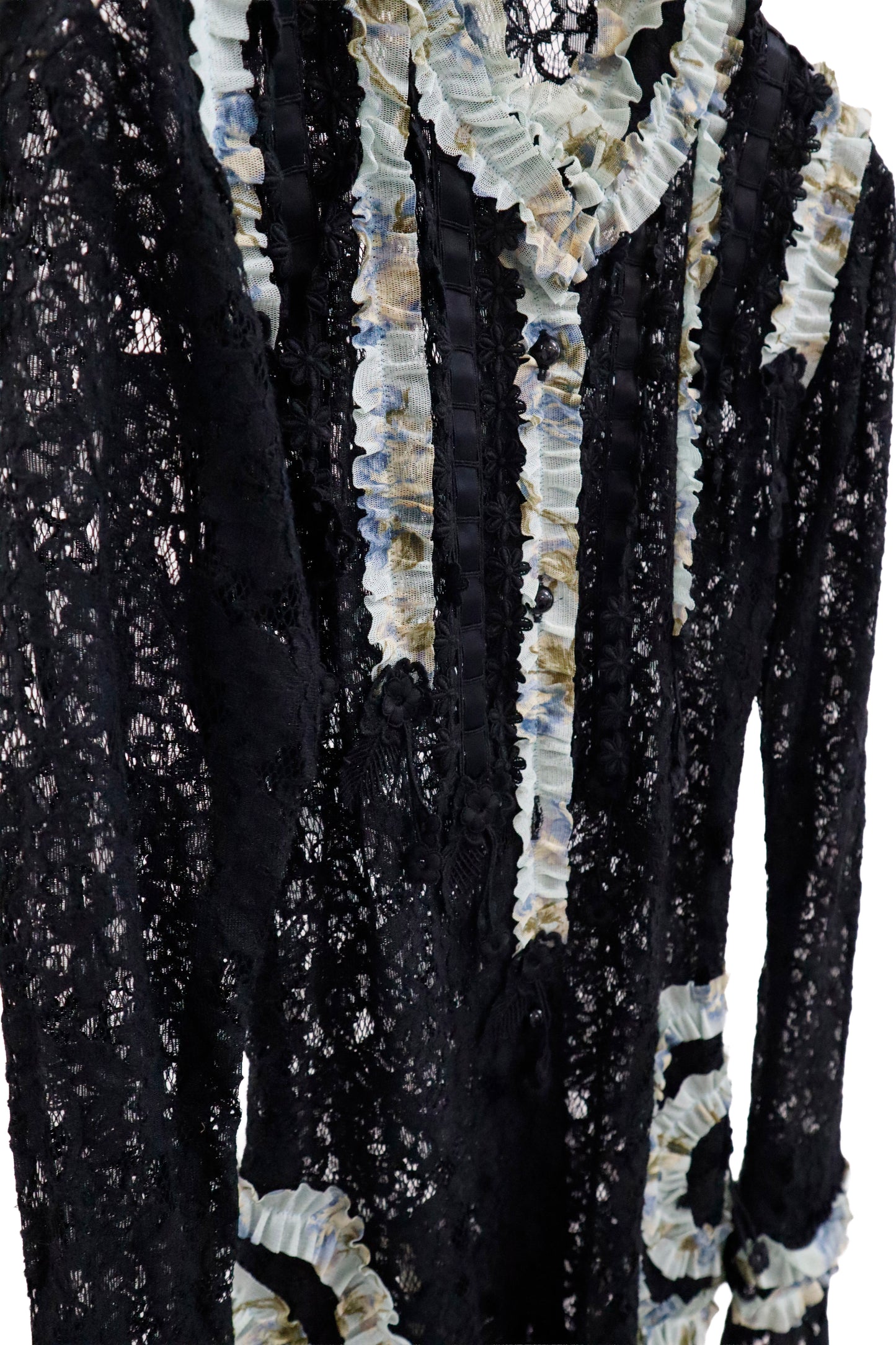 frill lace shirt/RM-［2604-035］