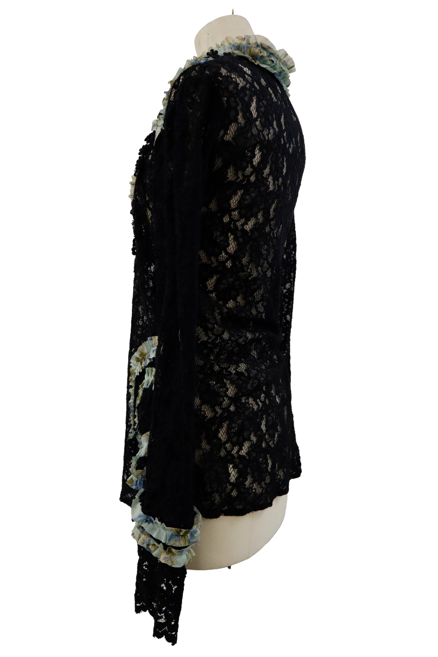 frill lace shirt/RM-［2604-035］