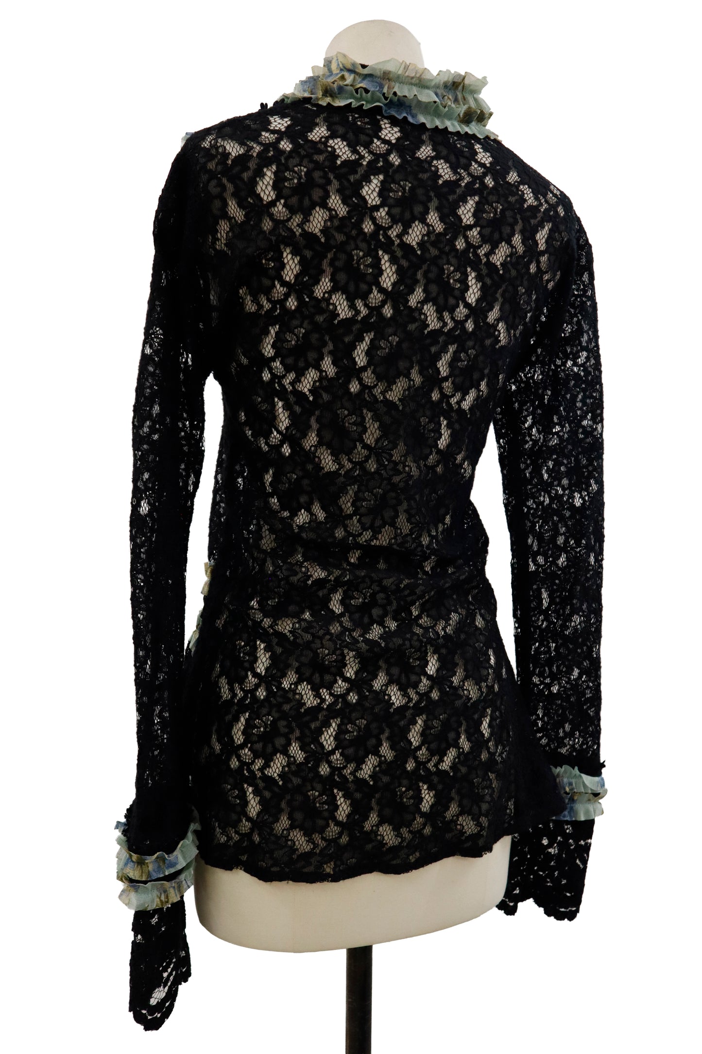 frill lace shirt/RM-［2604-035］