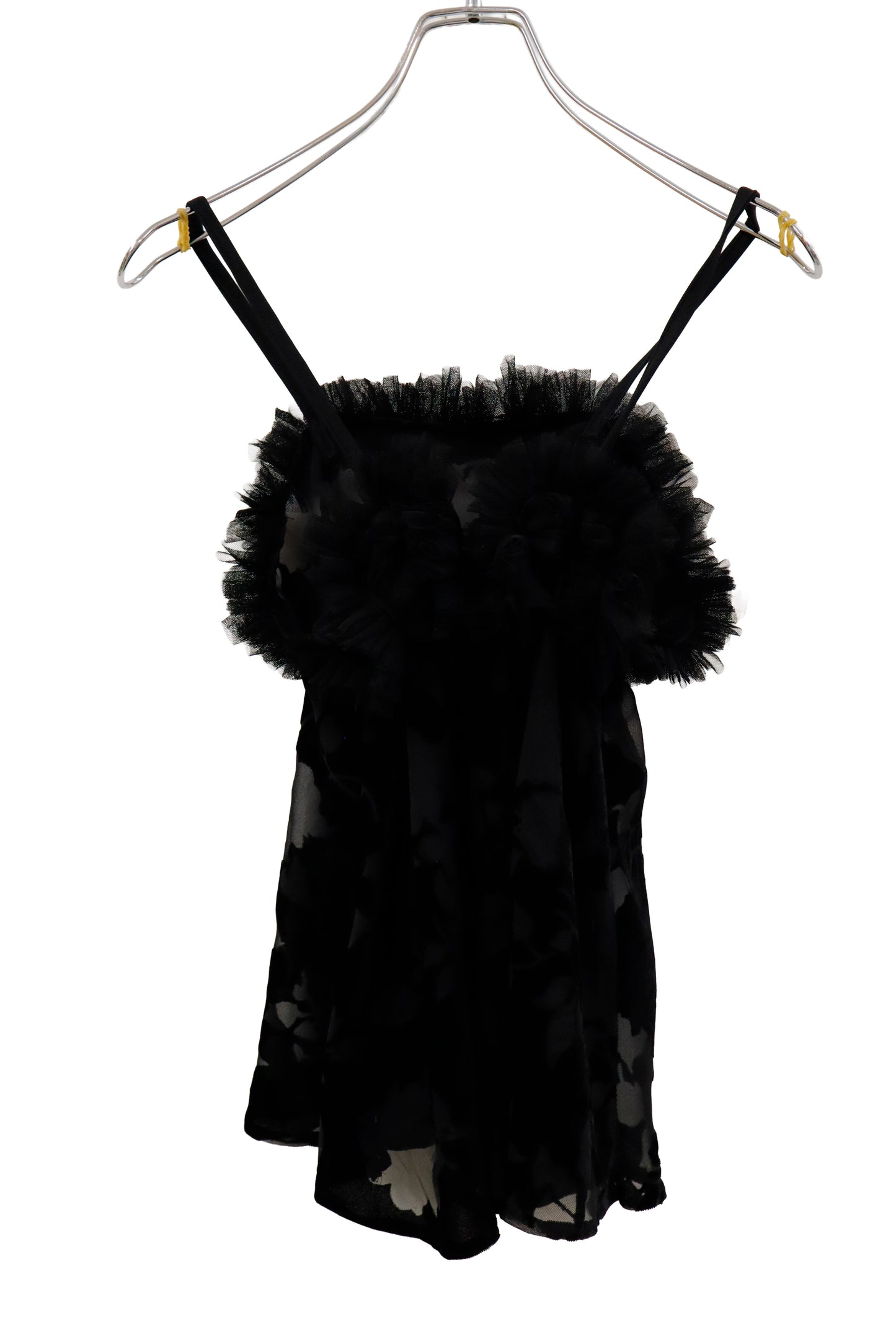black frill camisole/RM-［2604-036］