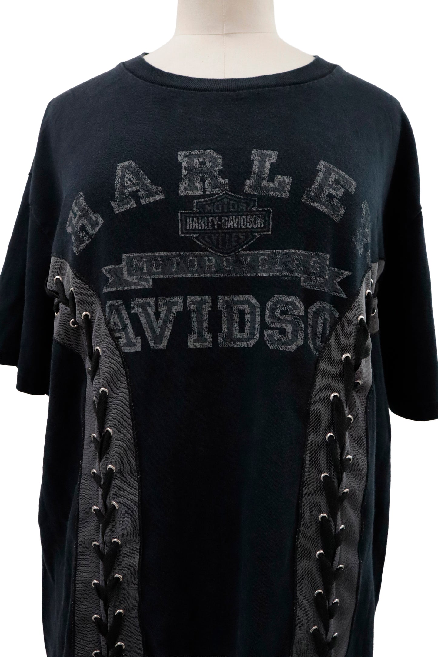 Y2K lace up tops/RM-［2605-015］