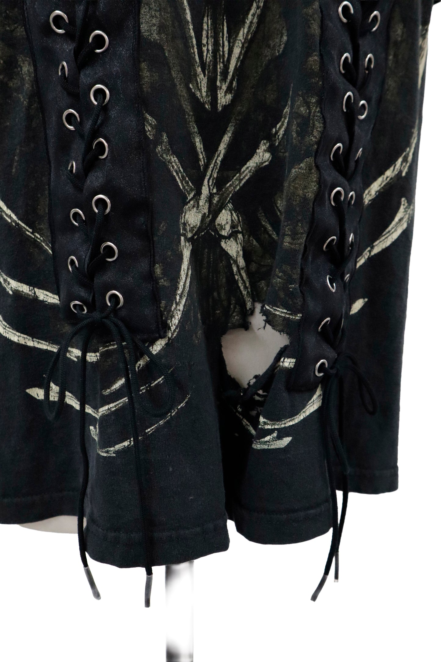 Y2K lace up tops/RM-［2605-016］