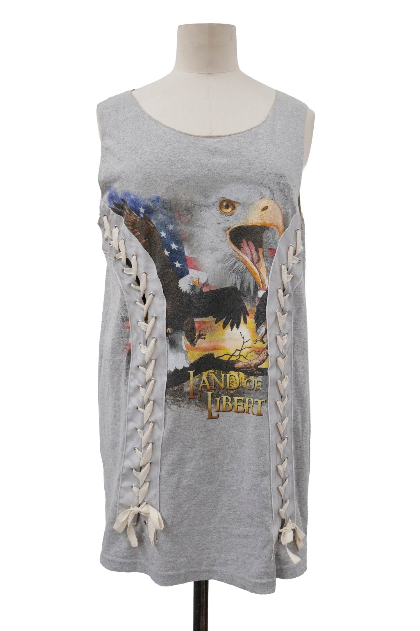 Y2K lace up tops/RM-［2605-020］