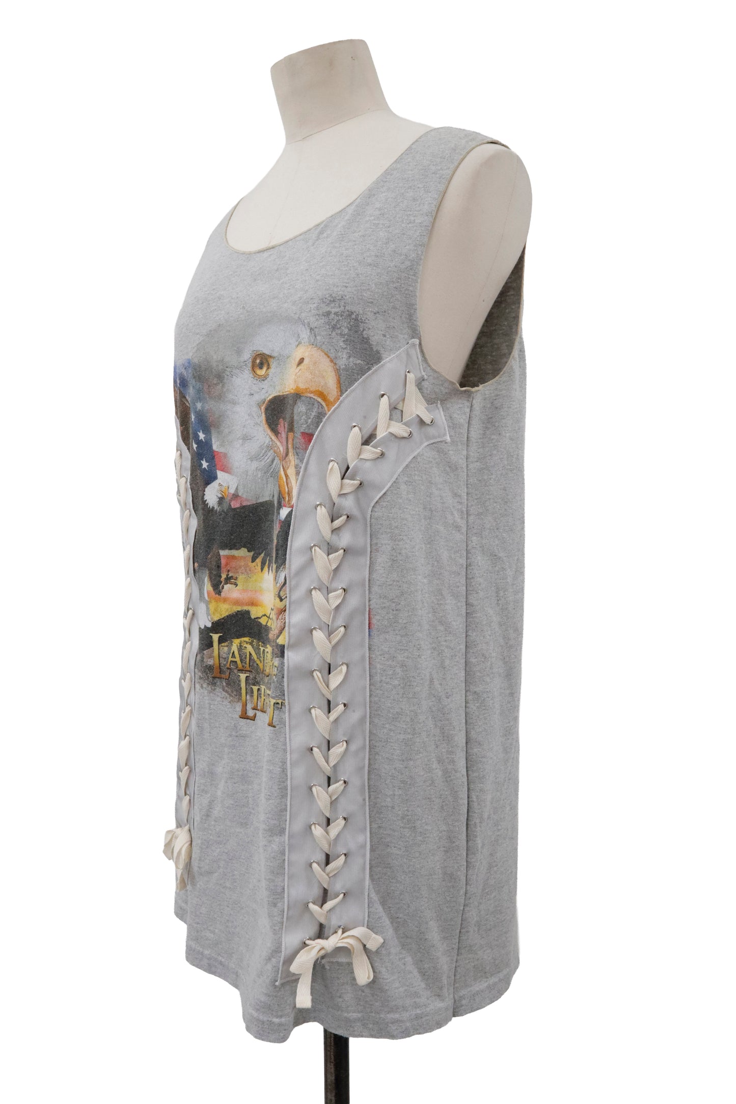 Y2K lace up tops/RM-［2605-020］