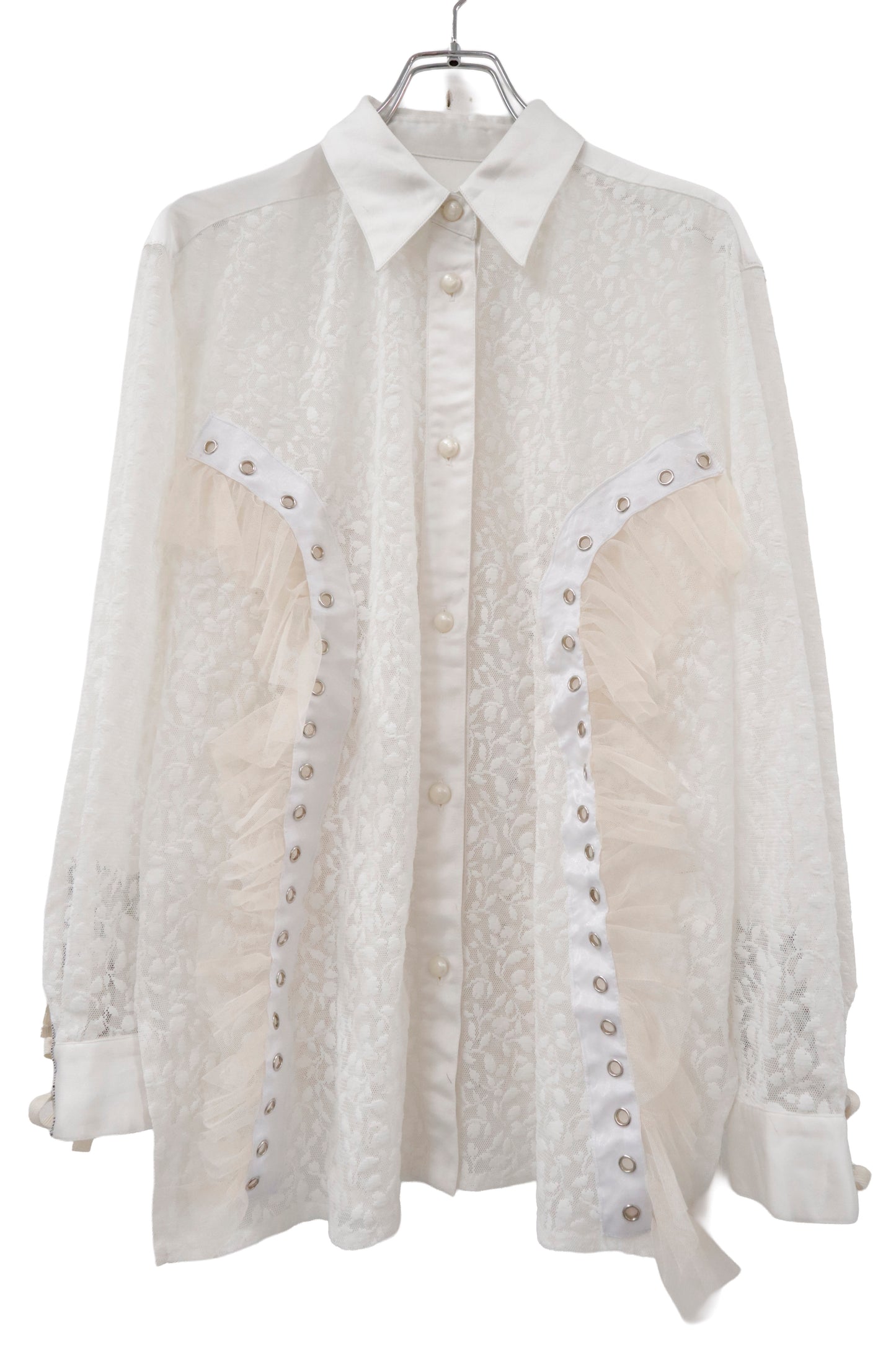 lace up contemporary shirt/RM-［2605-023］